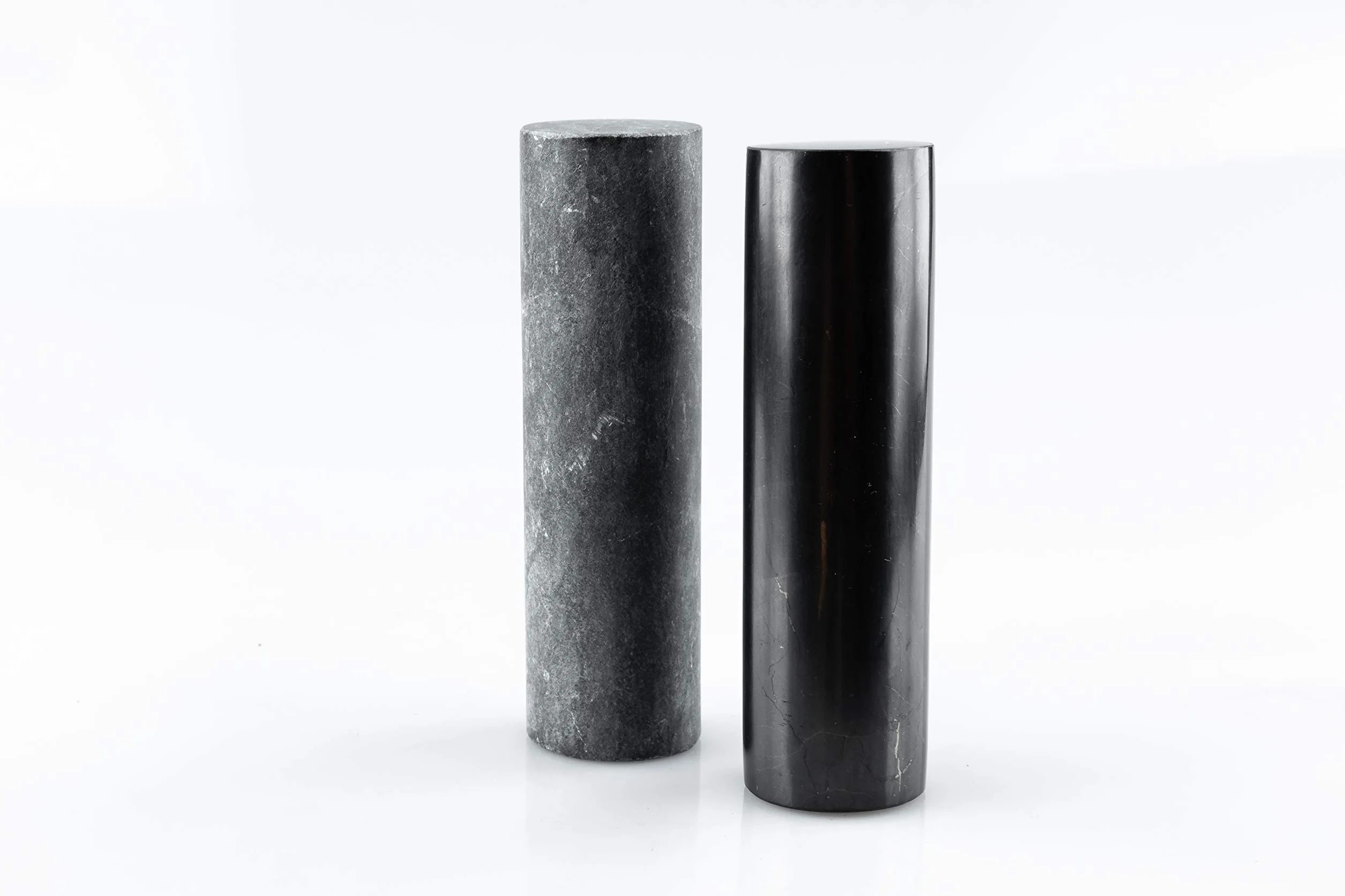 KASHU Kamień szlachetny szungit bezpośrednio z Karelii: harmonizatory cylinder szungit i chlorek talku 10 x 3