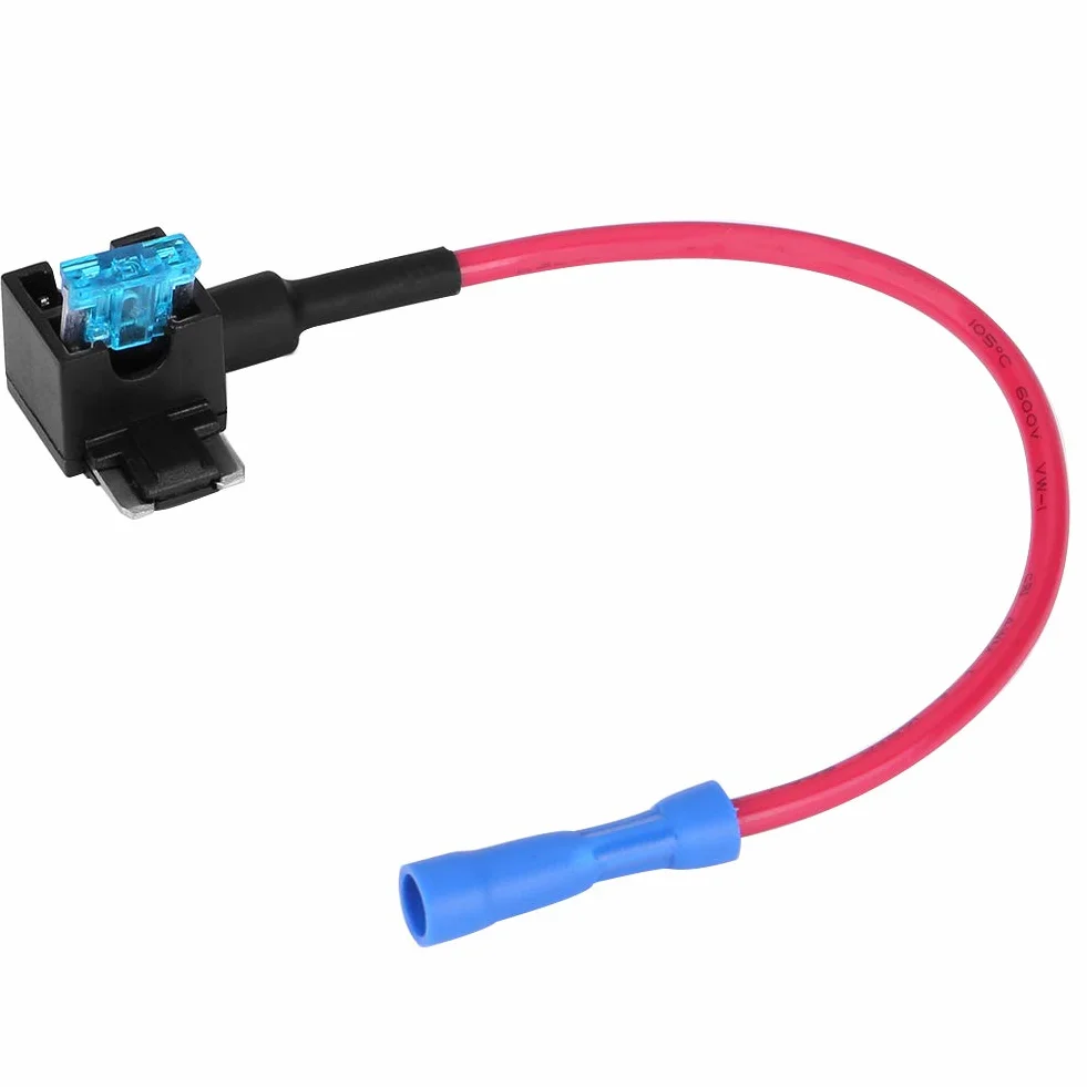 Adapter bezpiecznikowy 15 A mikro-mini do samochodu z uchwytem