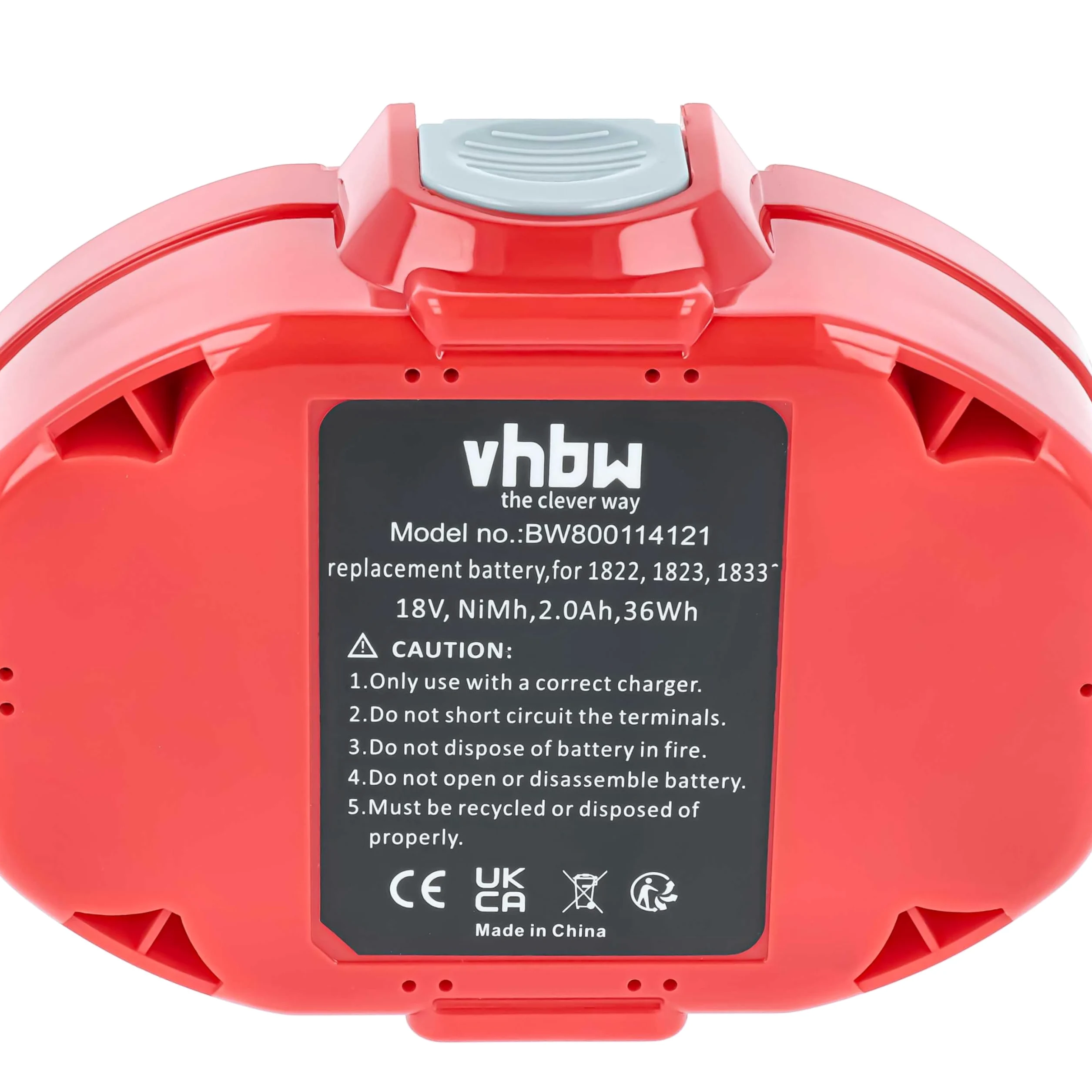 vhbw 3 x NiMH akumulator 2000 mAh (18 V) pasujący do elektronarzędzi narzędzia Powertools Tools Makita 8443DWDE, 8443DWFE, 8444DWDE, 8444DWFE, BMR100, DK1016DL