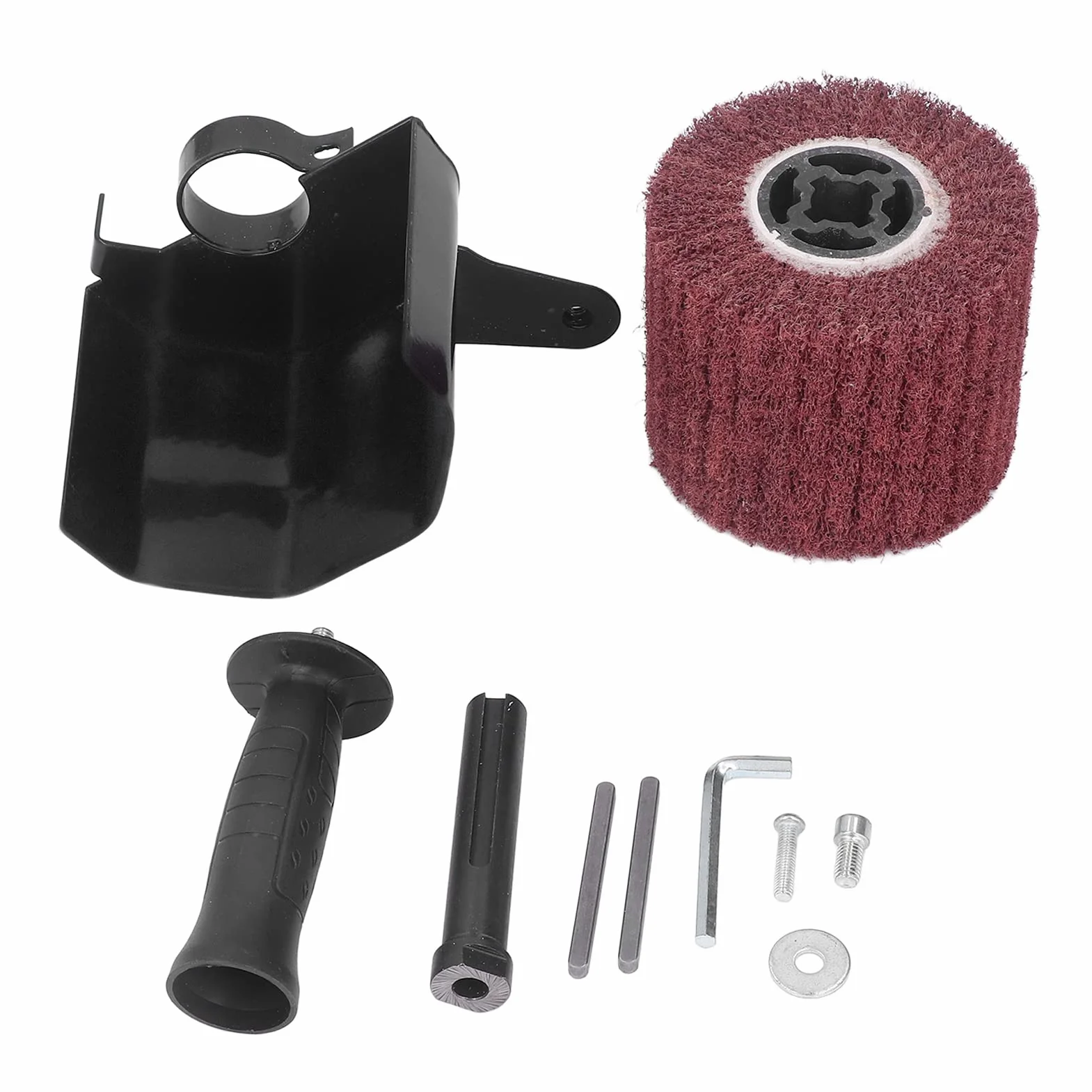 Yosoo Health Gear Syntetyczny Bęben Szczotki światłowodowej do Renowacji Maszyny do Szlifowania, Purnishing Polishing Cut Cable Mocowanie, Odpowiednie Drewniane Metalowe Płaskie Powierzchnie