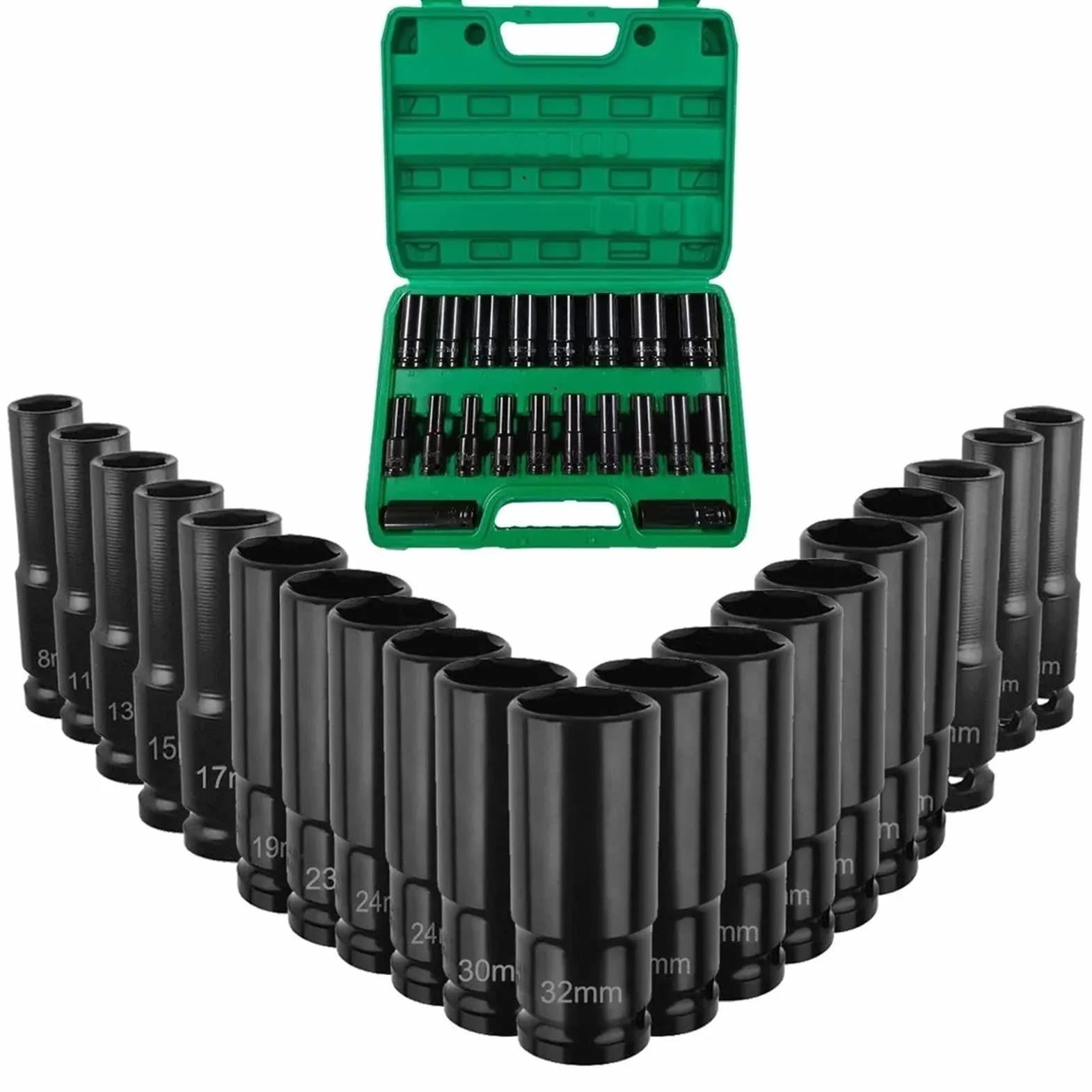 20pcs Zestaw Gniazda Sześciokrotnego Sniwi o Wysokiej Wytrzymałości Stalowe Gniazdo Gniazda Elektrycznego do Elektrycznego Adaptera Wiertła Adapter Udarowy