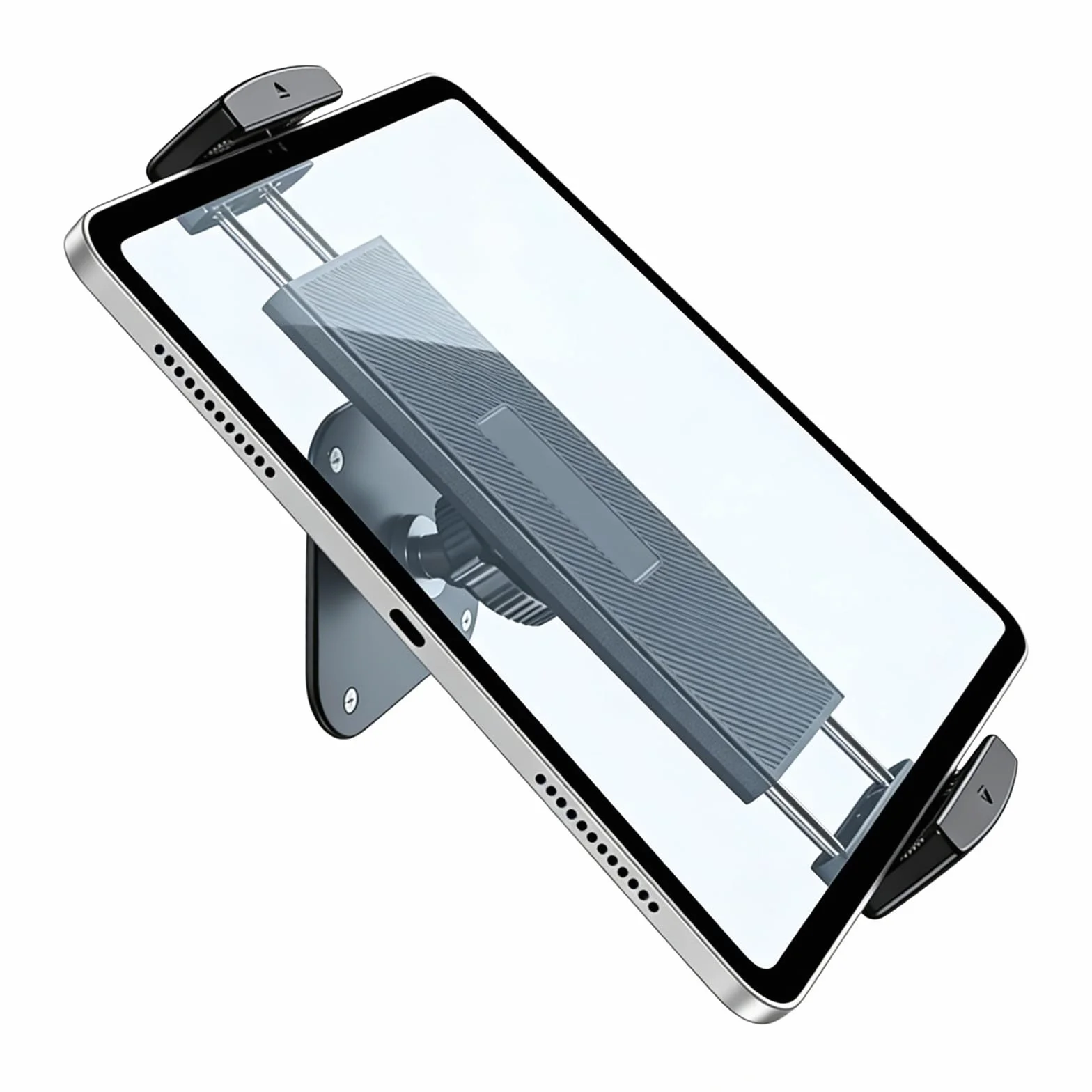 Uchwyt Ścienny do Tabletu Regulowany z Obrotową Podstawą 360° 4,7-12,9 Cala Kompatybilny iPad Pro Surface Pro Galaxy Tab