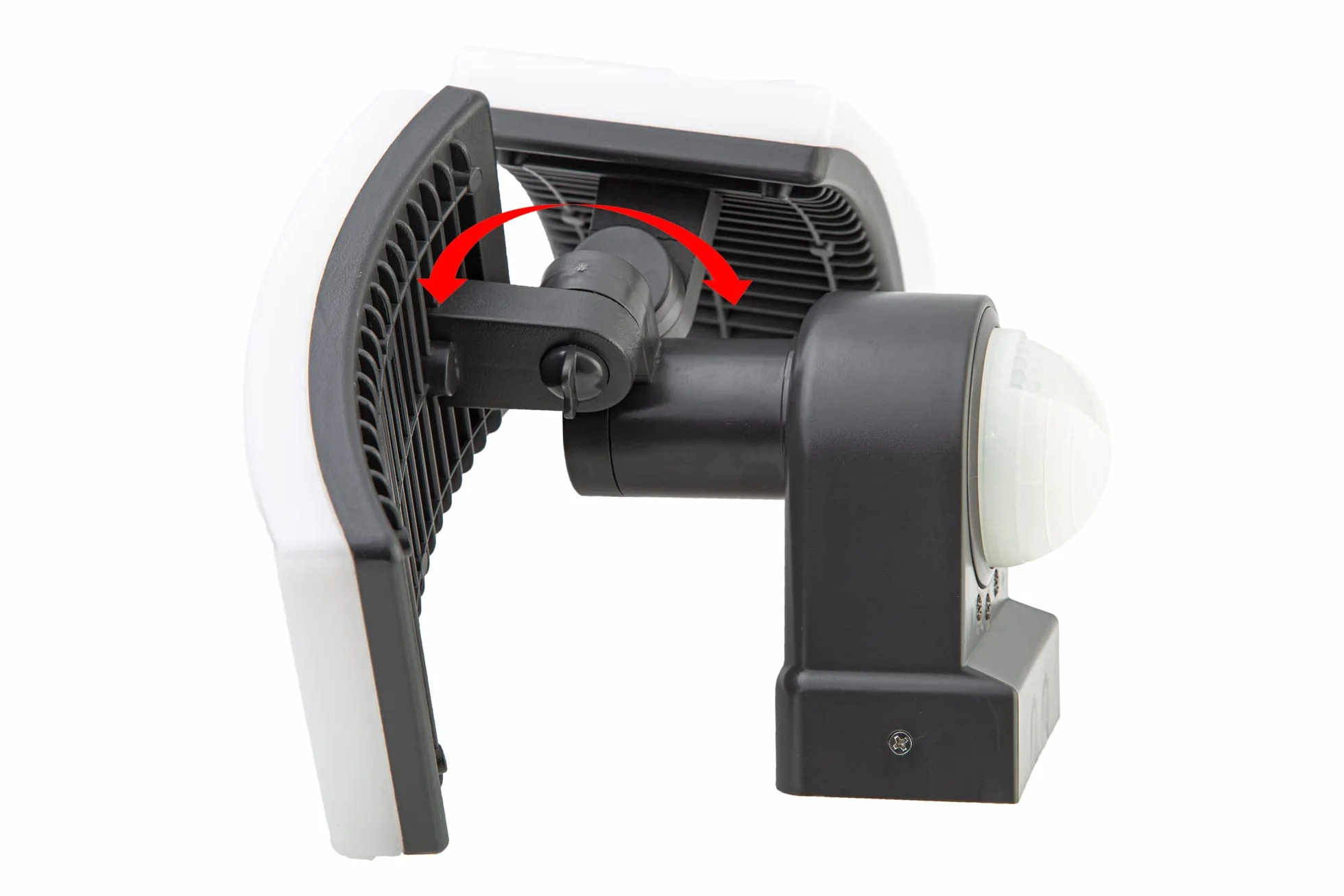 HUBER Reflektor LED z czujnikiem ruchu 360° 2 x 20 W 4400 lm IP65 antracyt