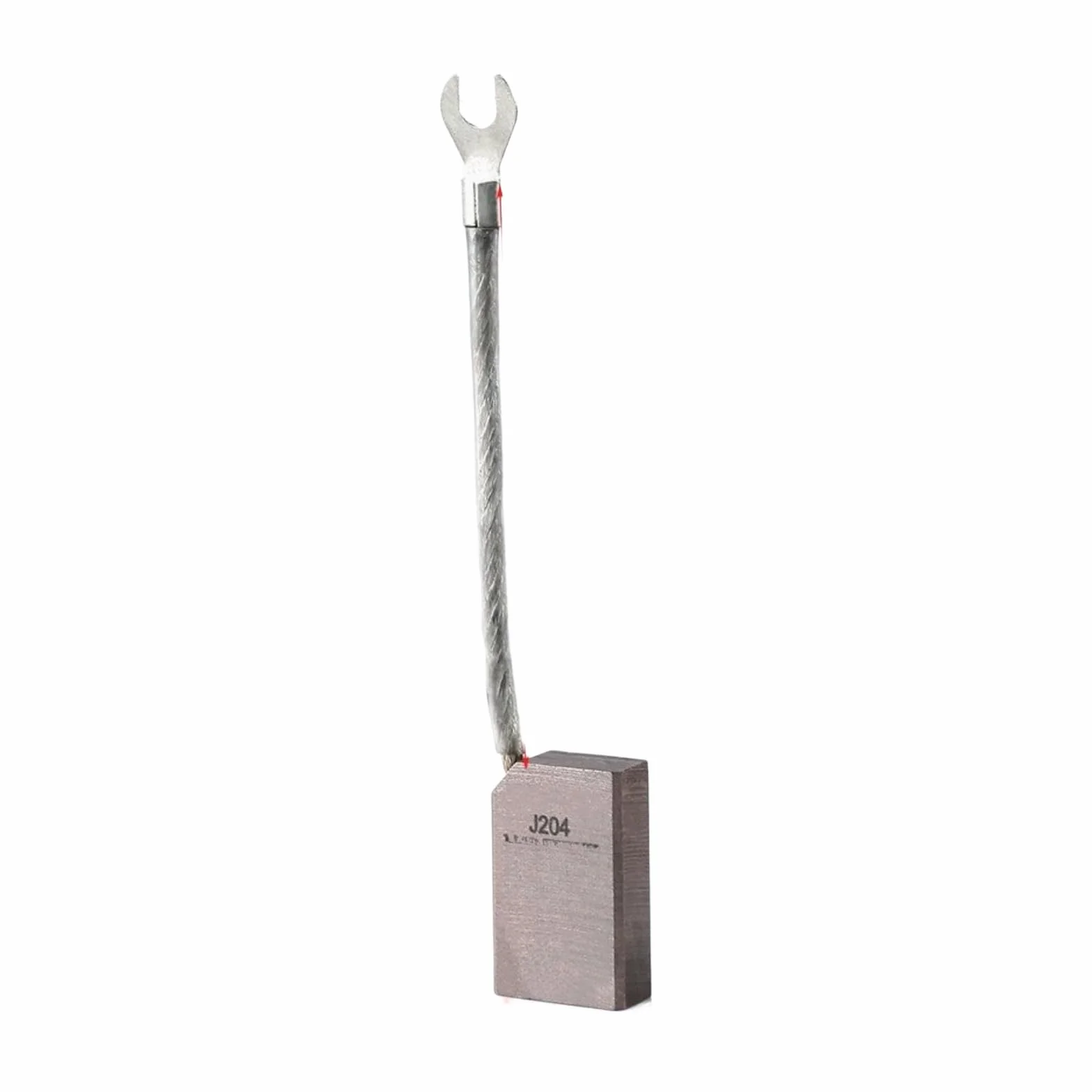 J204 280S-10, szczotka węglowa do silnika pierścieniowego, 10-biegunowa | Wymiary: 20 x 40 x 60 mm (pojedyncza linia 12,5 x 25 x 32 średnia miedź)