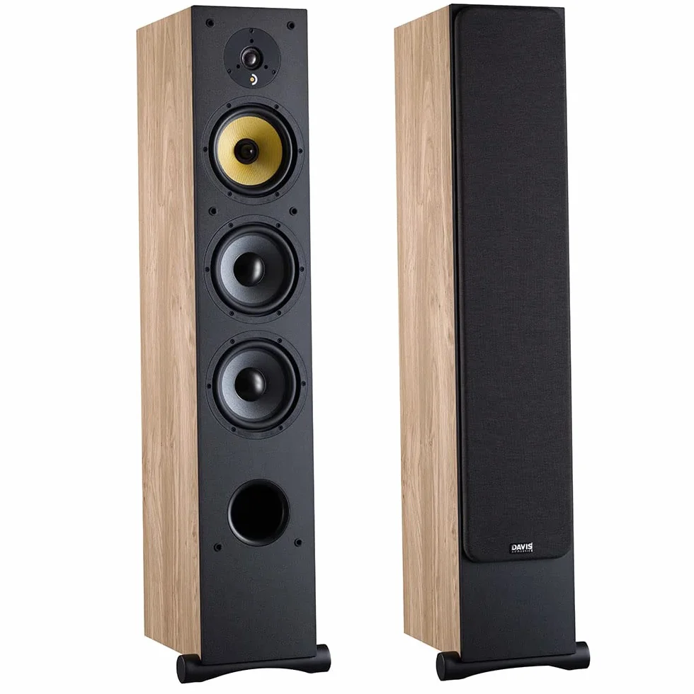 Davis Acoustics Ariane 7 Jasny dąb 3-drożna kolumna głośnik pojedynczo