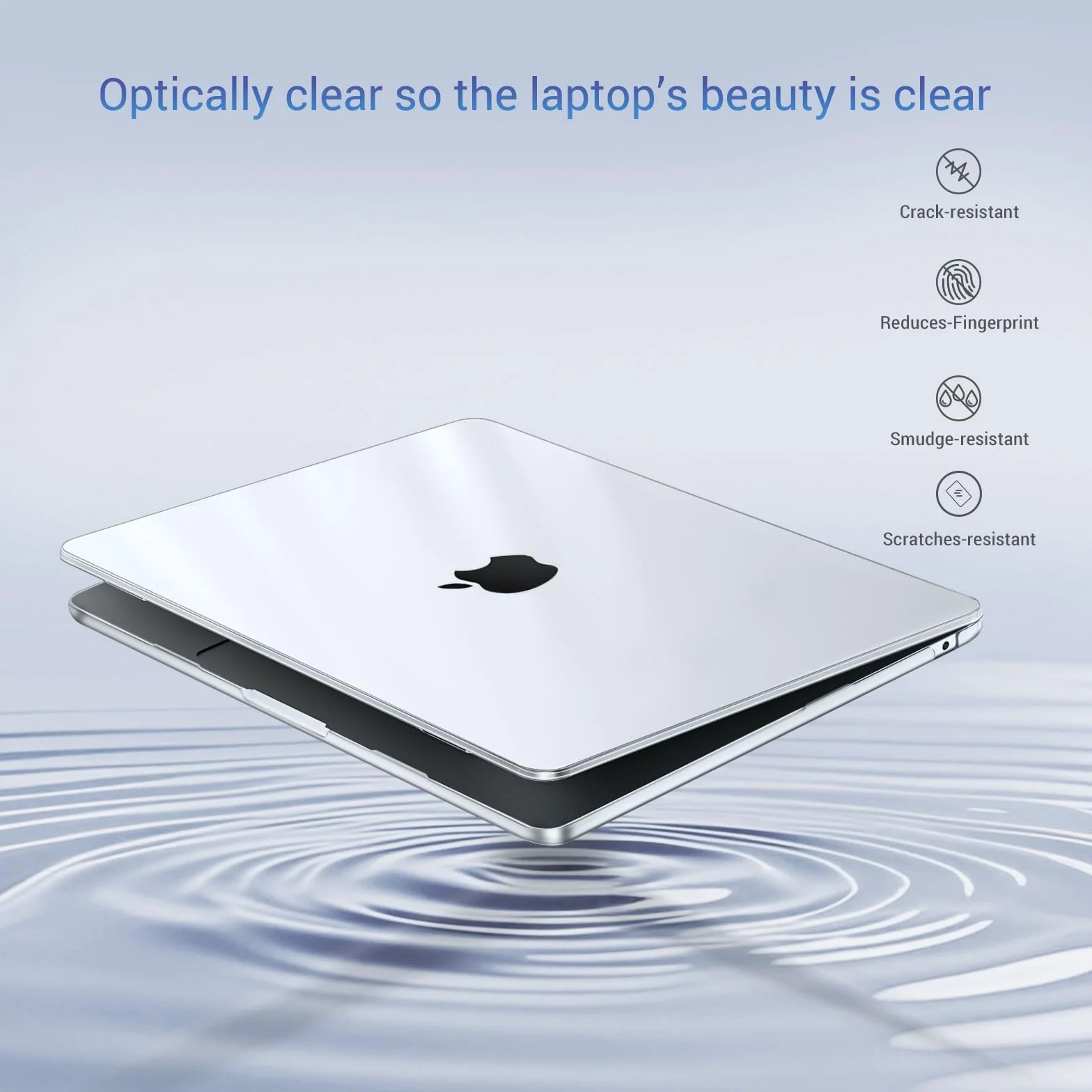 MOSISO Etui kompatybilne z MacBook Air 13 etui M4 M3 M2 2025 2024-2022 A3240 A3113 A2681, do MacBook Air 13,6 cala, wyświetlacz Liquid Retina Case, klawiatury i etui na klawiaturę, folie i kamera