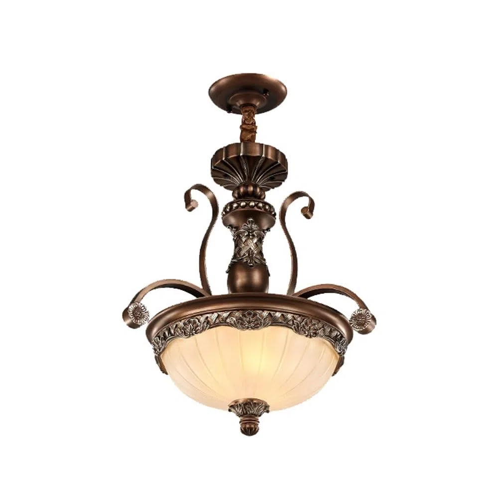 Lampa wisząca ze szkła z żywicy
