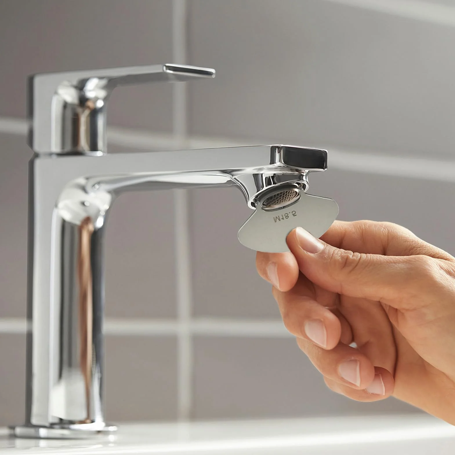 Generisch Narzędzie do usuwania perlatorów | nierdzewny klucz do demontażu, 4 części, narzędzie do usuwania filtrów kranowych, do instalacji sanitarnych, kuchni, grzejników, wanny, gospodarstwa