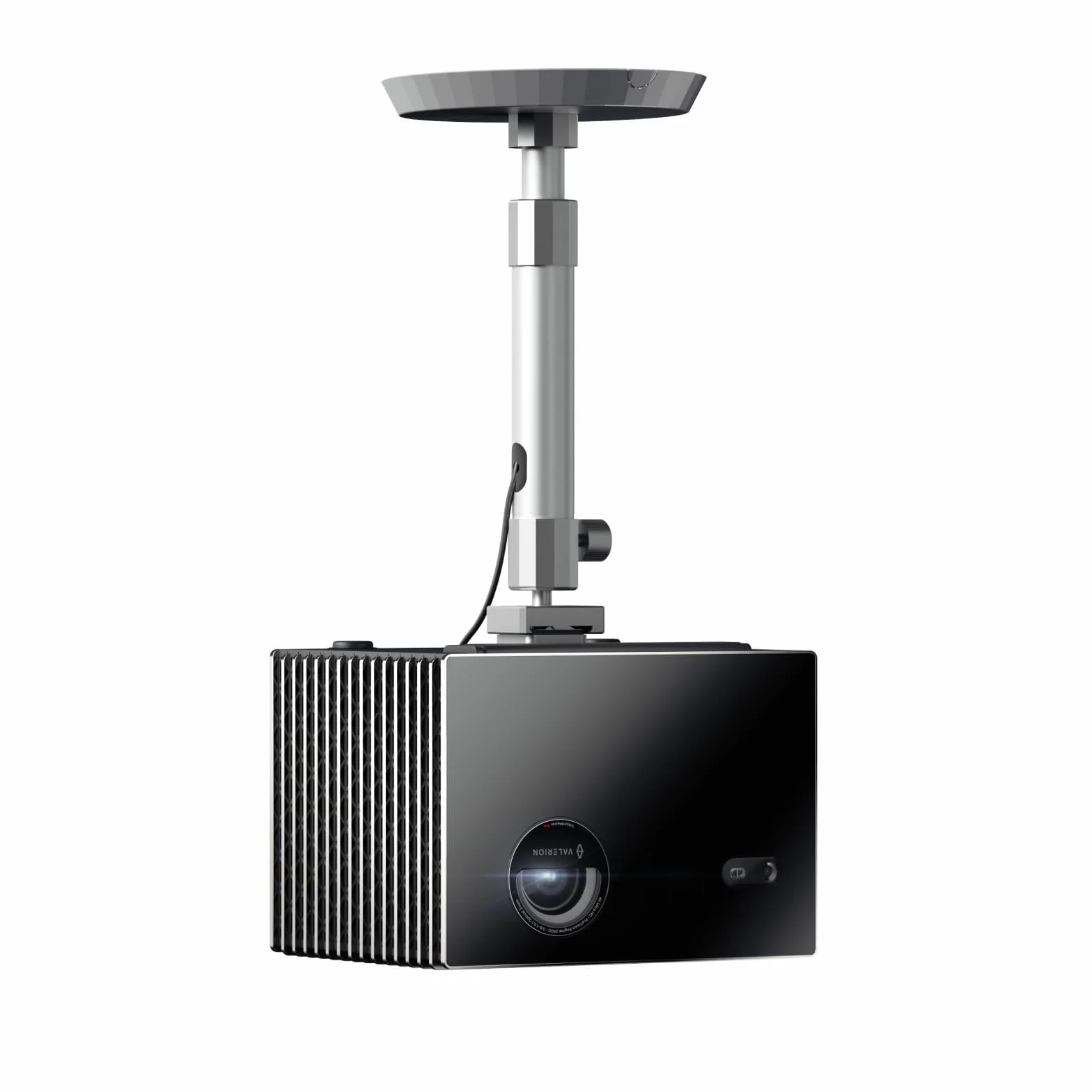 Valerion Uchwyt sufitowy do projektora serii VisionMaster i StreamMaster – stop aluminium, regulowana wysokość od 31 do 40,5 cm dzięki przedłużanej rurze, z obrotem 360°