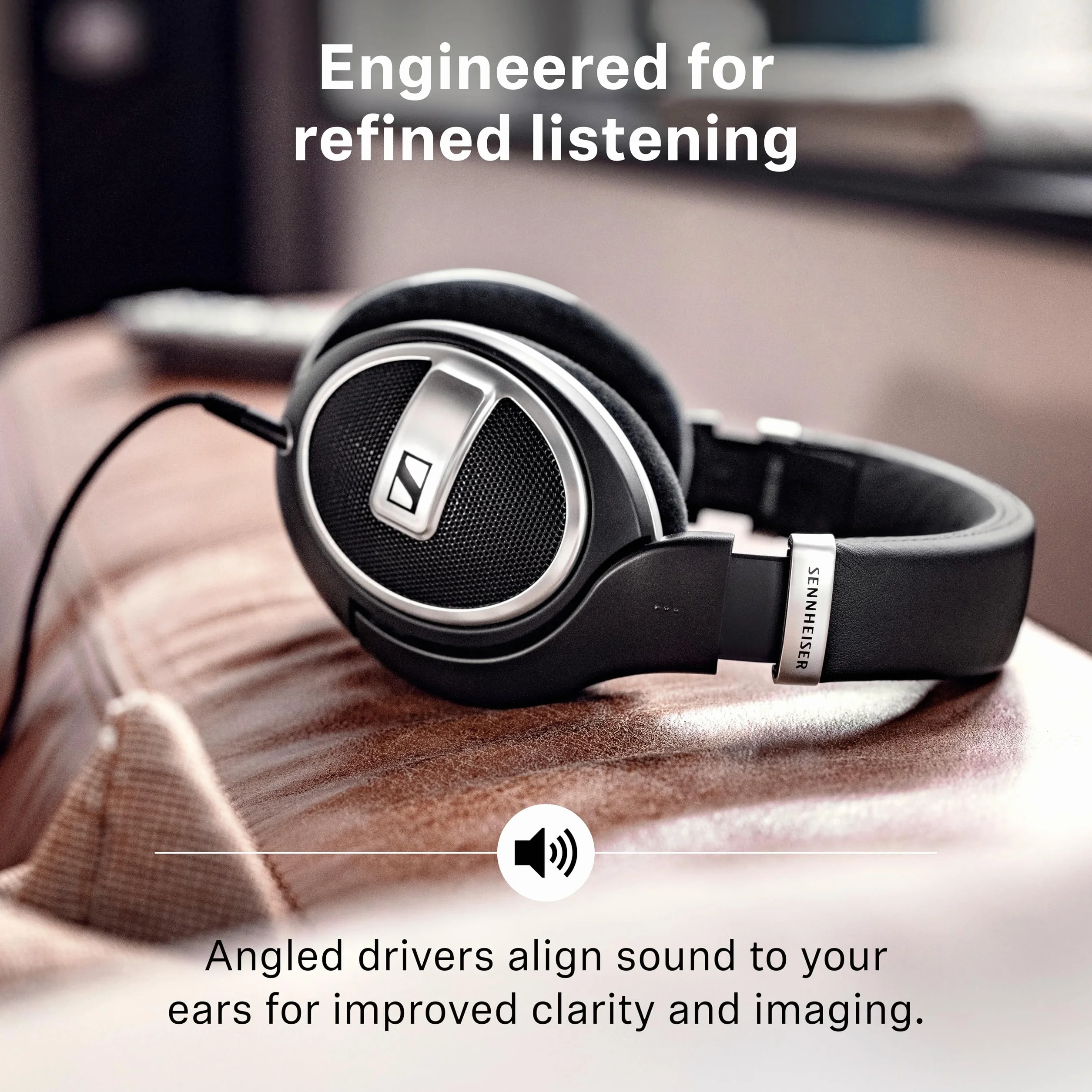 Sennheiser Słuchawki Nauszne 508697 Czarny Srebrny