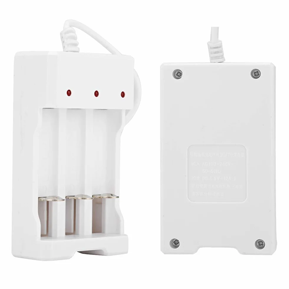 Naroote Ładowarka USB do akumulatora, ABS, z trwałym złączem USB lub przenośną baterią AA AAA do ładowania powerbanku