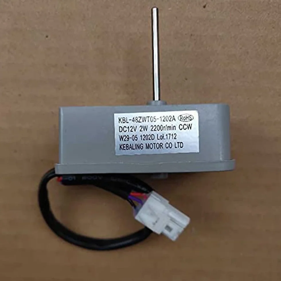 KBL-48ZWT05-1202A (DC12V 2W 2200R/Min) Refrigerator Accessories Evaporator Fan Motor