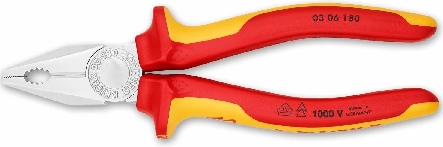 KNIPEX Zestaw szczypiec izolowanych Elektro Set 03 06 180 26 16 200 70 06 160 00 20 12