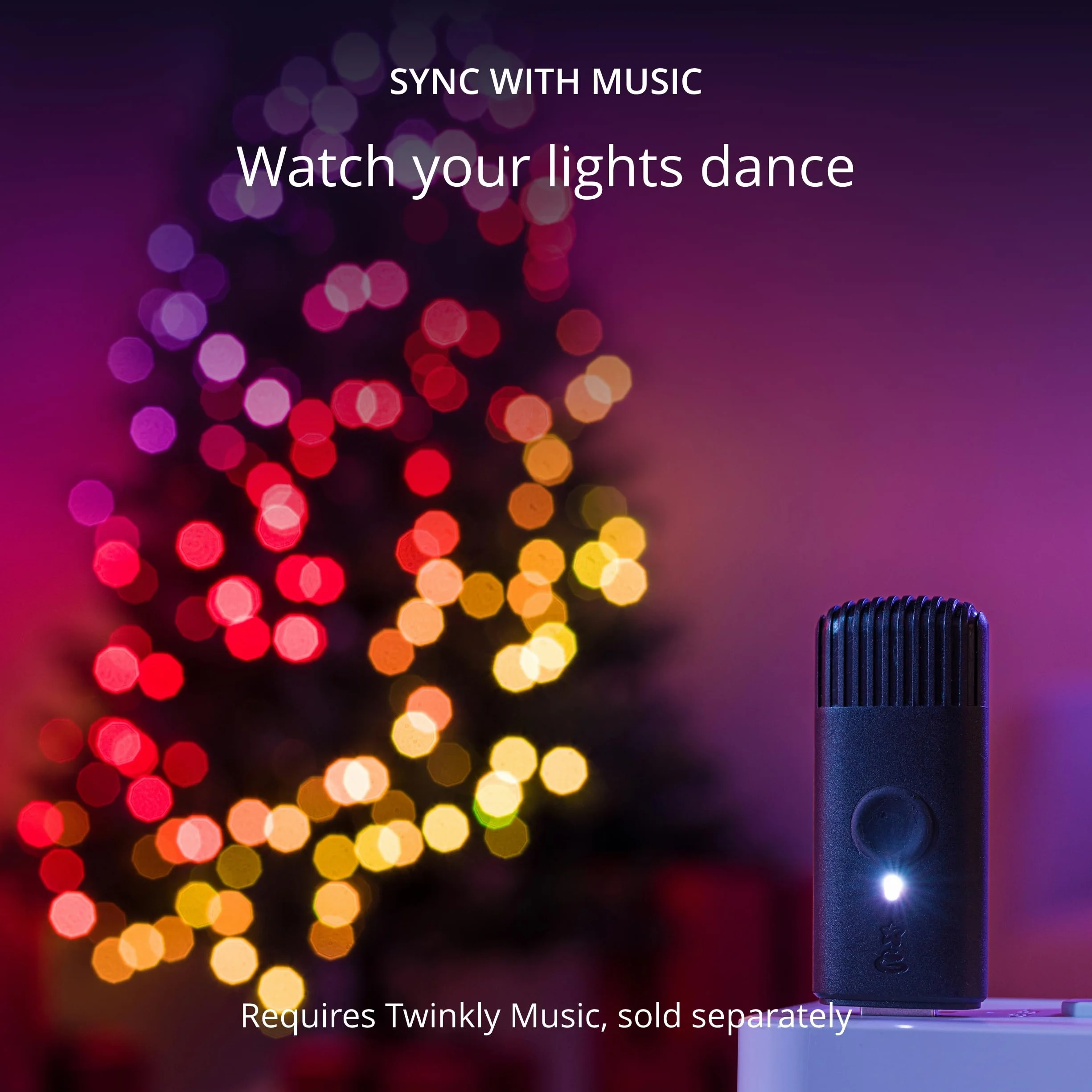 Twinkly Strings 250 LED RGB, łańcuch świetlny LED do użytku na zewnątrz i wewnątrz, inteligentne światła LED, kompatybilny z Alexa i Google Home, IP44, dekoracja bożonarodzeniowa, sterowanie
