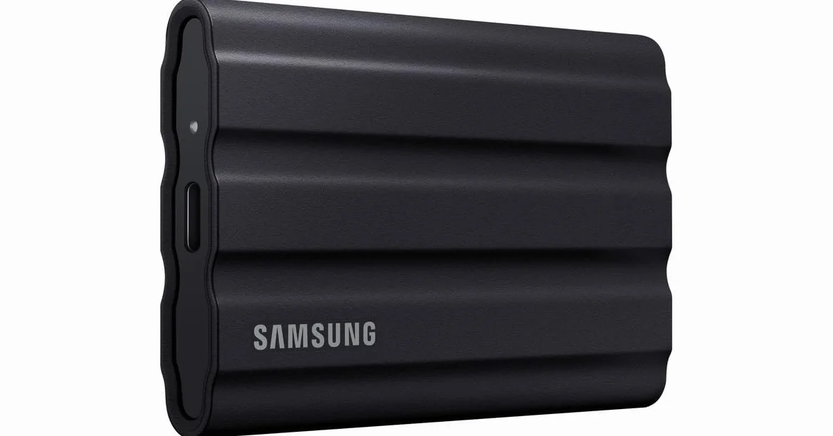 Samsung T7 Shield MU-PE1T0S/EU Przenośny Dysk SSD 1 TB Czarny