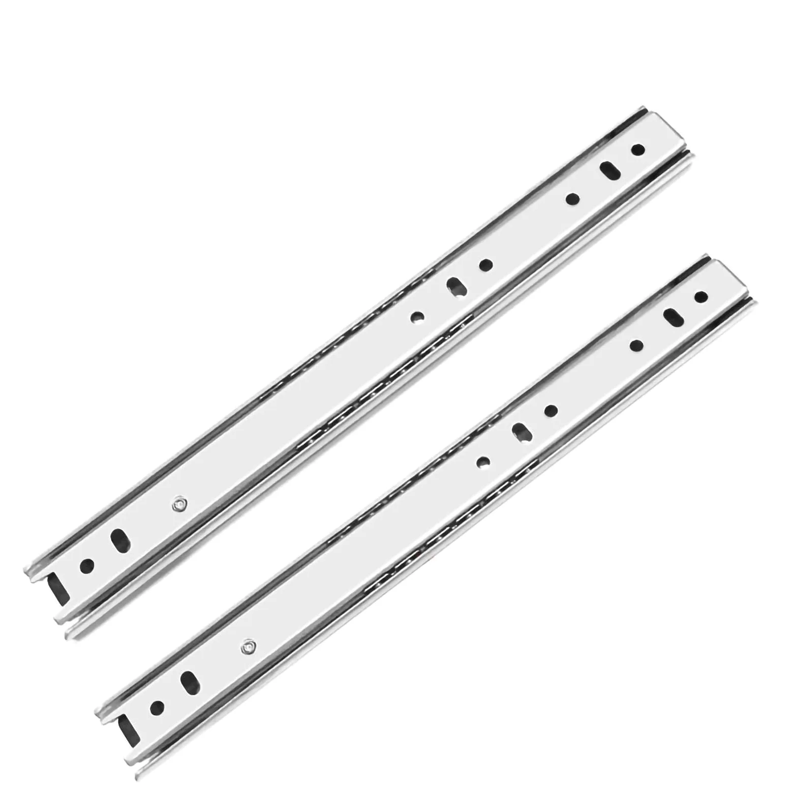 Prowadnice do szuflad z miękkim domykaniem 25 cm 1 para bocznych szyn do szuflad K Dresser częściowe przedłużanie metalowych prowadnic