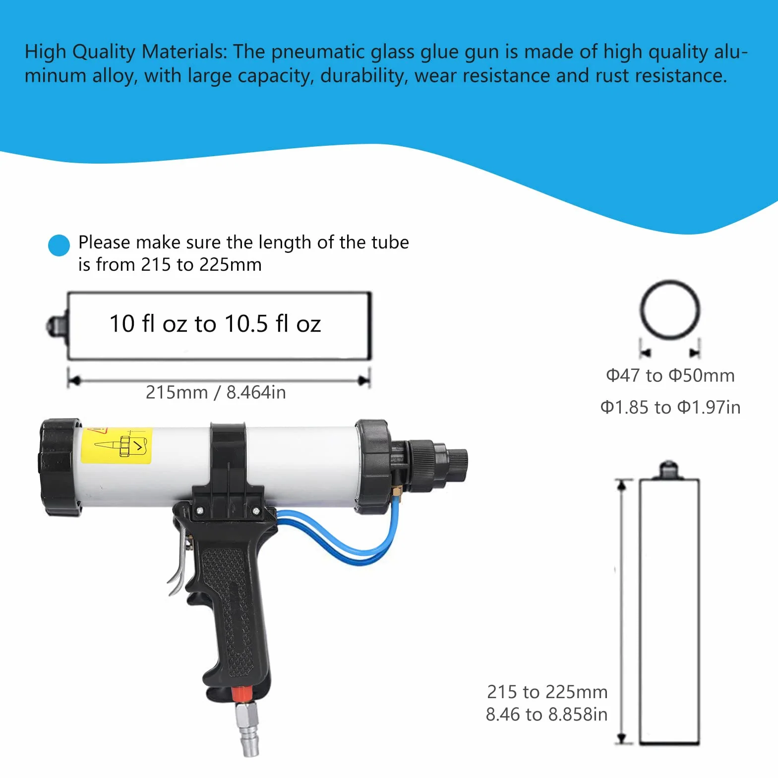 Pistolet do Uszczelniania, Pistolet do Uszczelniania Pneumatyczny Pistolet do Uszczelniania Pistolet do Uszczelniania Pneumatycznego Narzędzie do Uszczelniania Profesjonalne