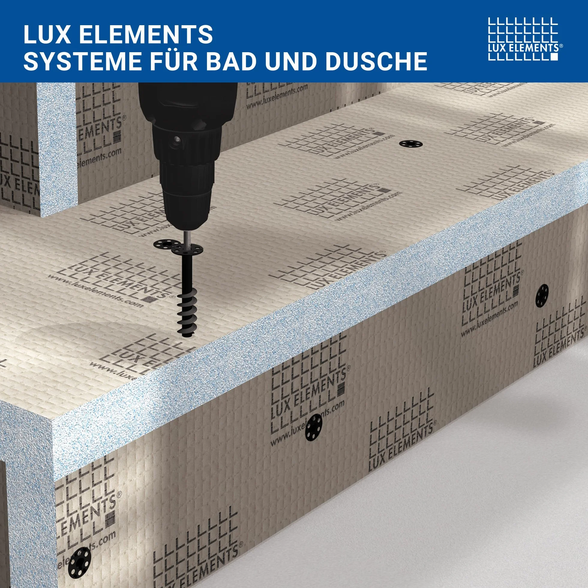 LUX ELEMENTS Kołek śrubowy 13 cm FIX-SD 10 szt. I kołki rozporowe z tworzywa sztucznego z bitem typu PH3 / PH2 / PR2 I kołki talerzowe do budowy narożników, regałów i wielu innych