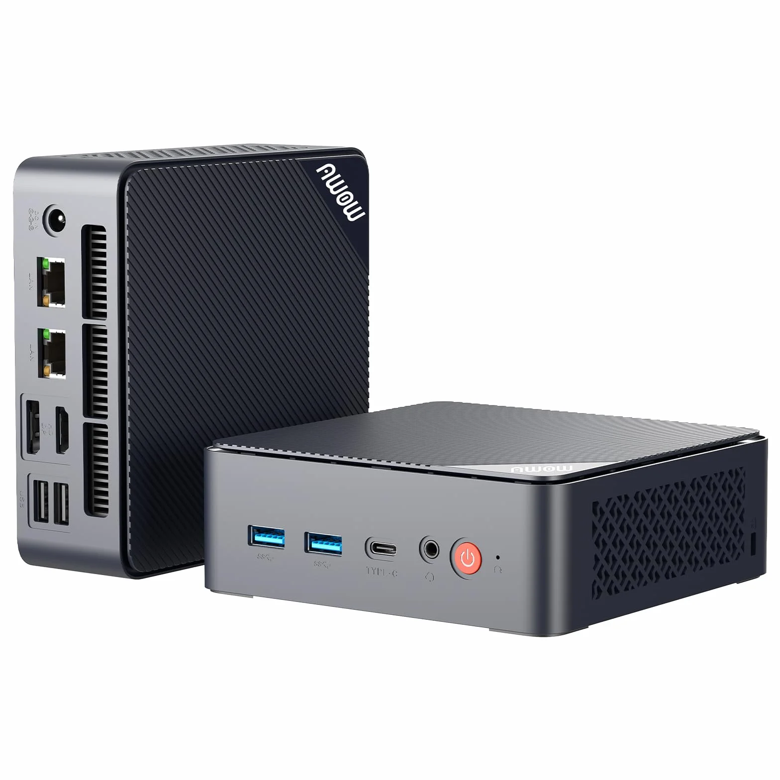AWOW Mini PC W-11 Pro Twin Lake-N N150 Quad Core 3.60 GHz 16 GB DDR4 512 GB SSD Dual Display HDMI DP 4K@60 Hz Dual RJ45 Gigabit Ethernet
