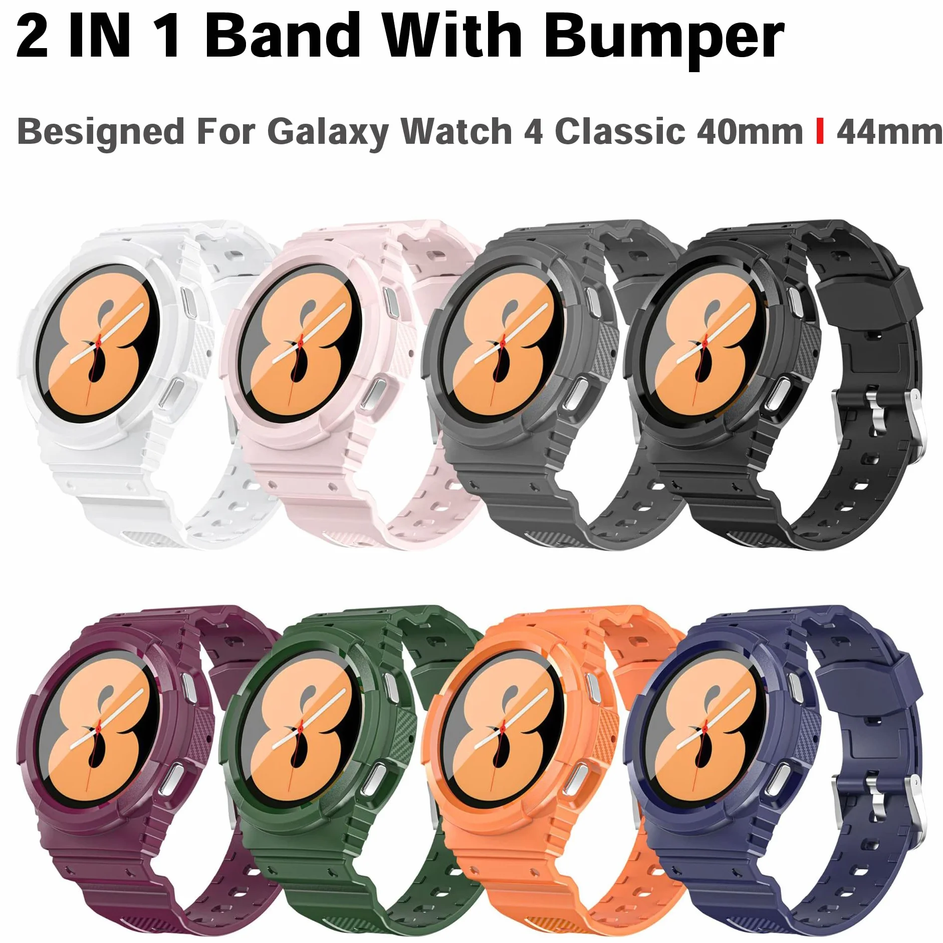 Samsung Galaxy Watch 4 Classic 40 mm obudowa ochronna pasek sportowe etui odporne na upadki wstrząsy