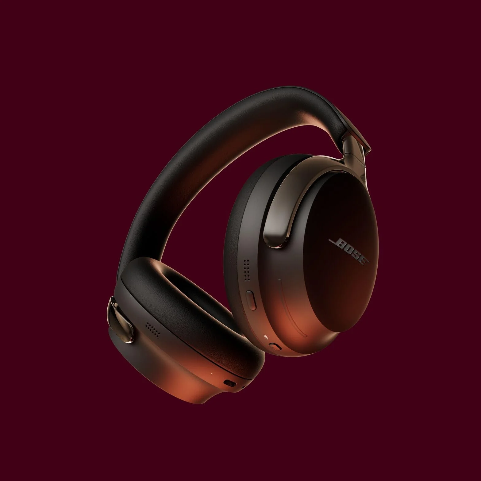 Bose QuietComfort Ultra (2. generacji) słuchawki Bluetooth, słuchawki bezprzewodowe z dźwiękiem przestrzennym, słuchawki nauszne z redukcją szumów z mikrofonem, do 30 godz. odtwarzania, czarny