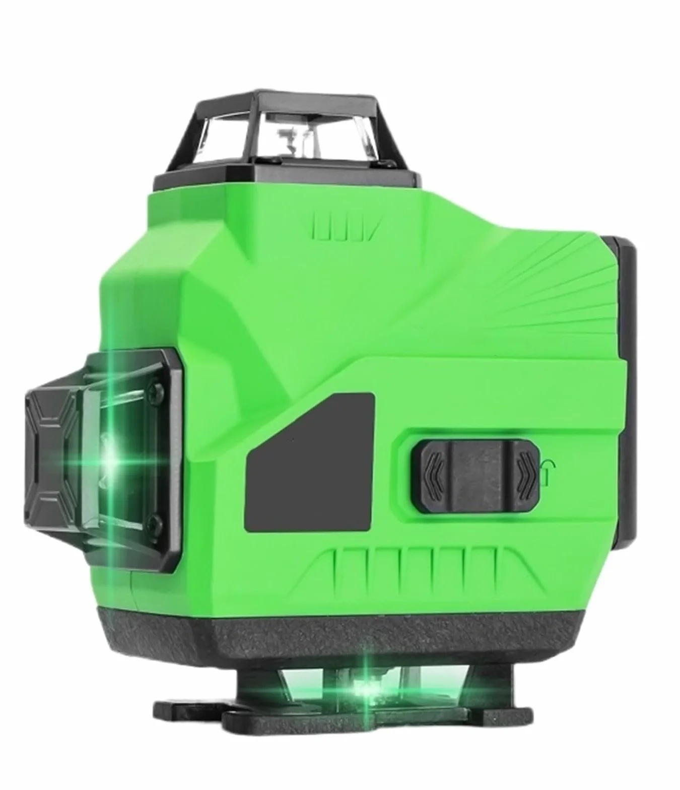 Dalmierz laserowy, 16 Linii Poziom Lasera 4D Zielona Linia Samopoziomujący 360 Stopni W Poziomie I Pionie Super Mocna Wiązka