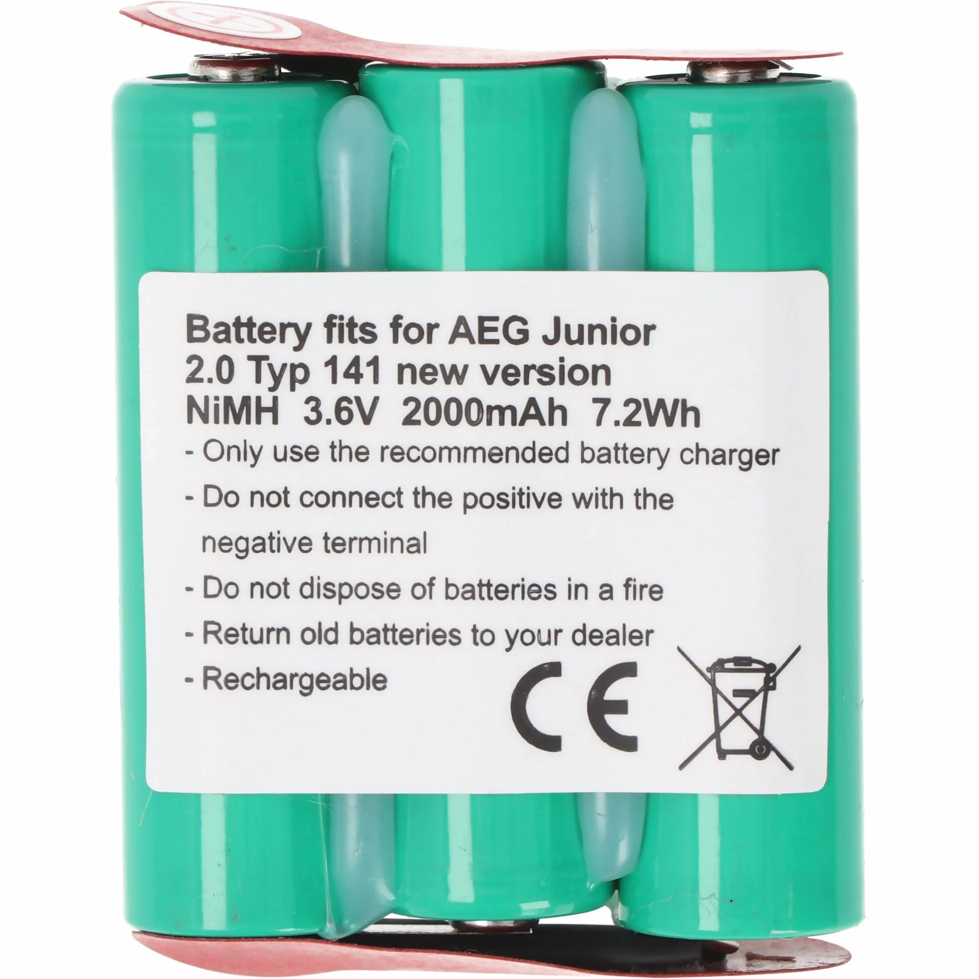 AEG NiMH 3,6 V akumulator F1x3 AA 2000 mAh typ 141 Junior 2.0