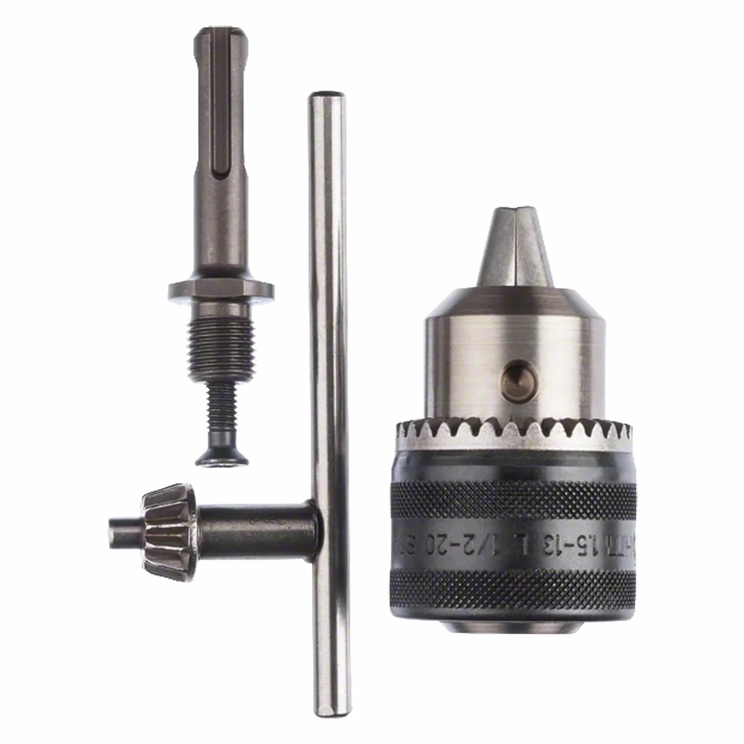 Bosch 1x Adapter SDS plus z uchwytem wiertarskim (1.5–13 mm, Bez Udaru, Osprzęt do Młotach Udarowo-obrotowych)