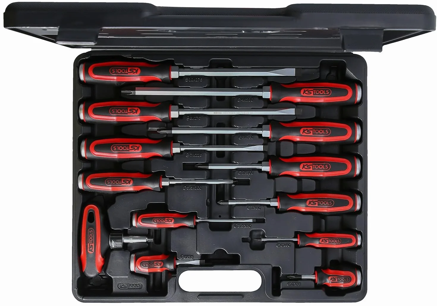 KS Tools 151.1150 ERGOTORQUEmax Zestaw wkrętaków do pobijania, 13-szt