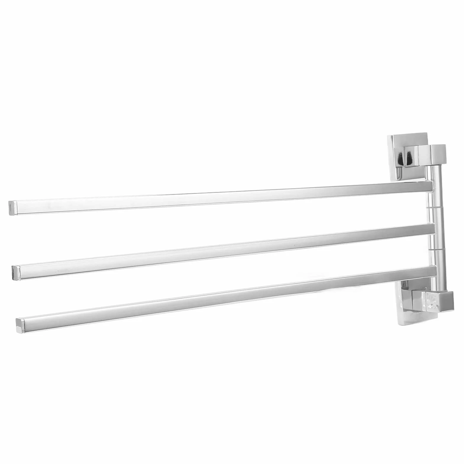 Obrotowy Wieszak na Ręczniki 2/3/4 Uzbrojenie 40 Cm Obrotowy Wieszak na Ręczniki Obrót o 180° Uchwyt na Ręczniki Bede Stal Nierdzewna Obrotowe ramię Wieszak (250255 Aktywne trzy