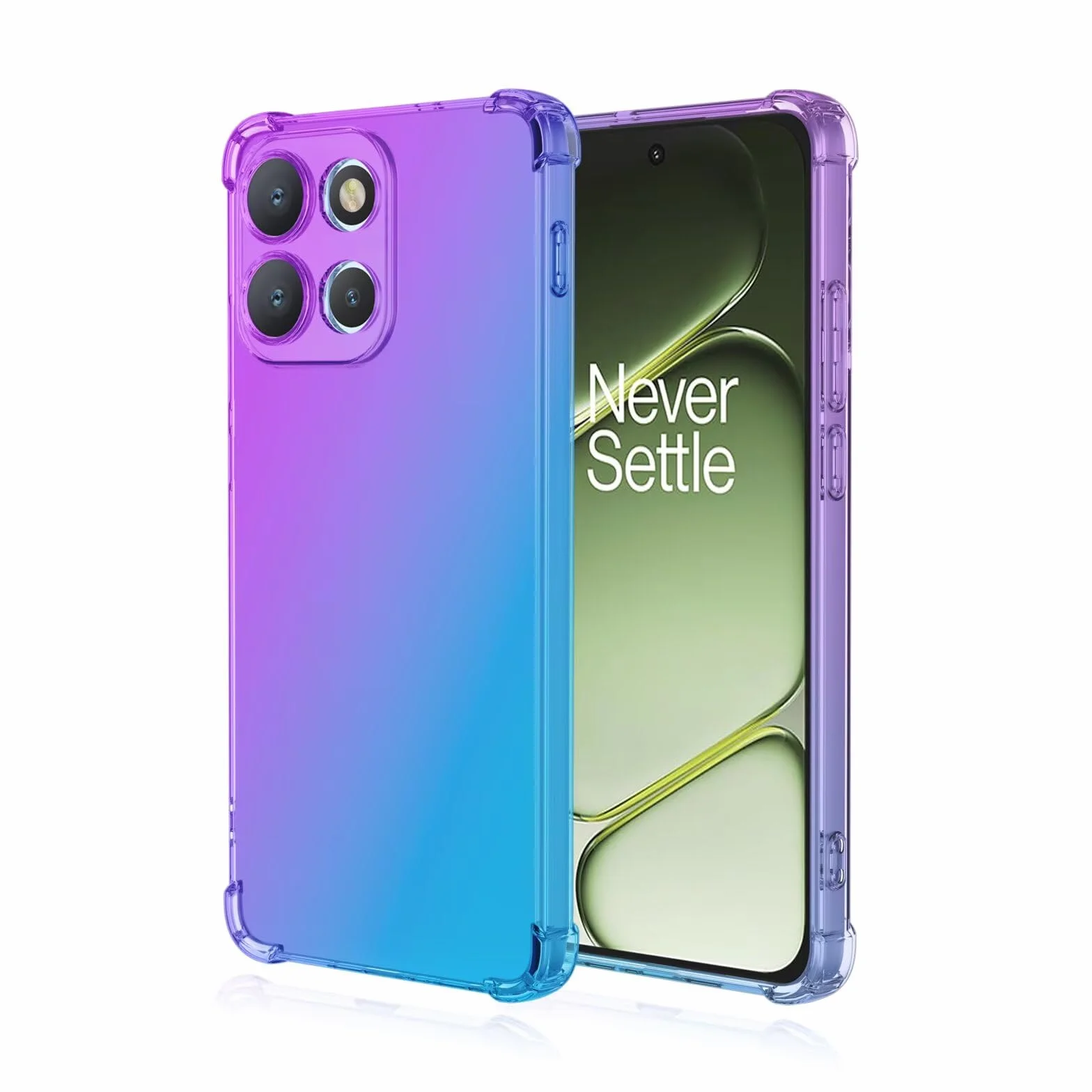 HONLEN Etui do OnePlus Nord 6 6G / OnePlus Nord6 6G Case, (6,78 cala) Przezroczysty Gradient TPU Silikonowy wzór, 4 narożniki wzmocnione etui