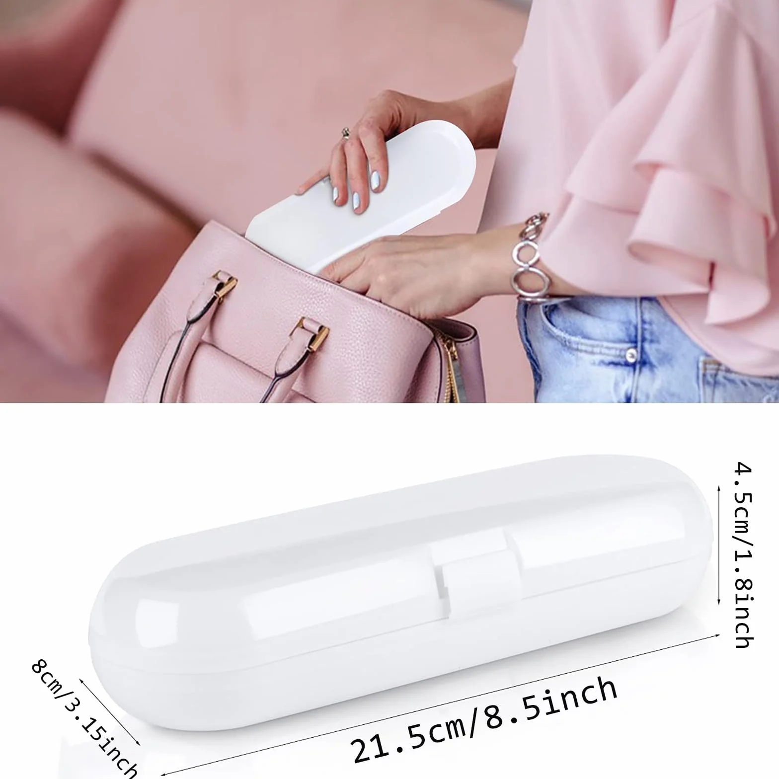 Podróżne etui na szczoteczki do zębów, 2 sztuki, etui ochronne na szczoteczki do zębów