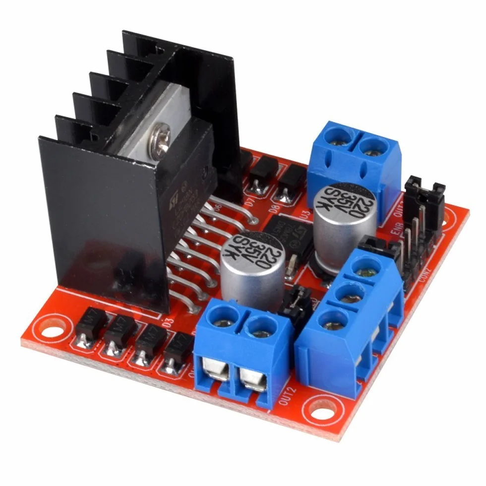 DollaTek Mini modu? sterownika nap?du silnika krokowego L298N podwójny H mostek krokowy DC do inteligentnego robota samochodowego Arduino
