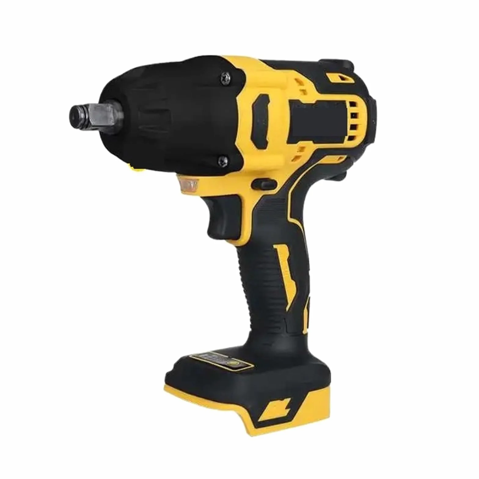 18V 2000N.m Bezszczotkowy Akumulatorowy Elektryczny Klucz Udarowy Akumulator 1/2 "klucz Wiertarka Elektronarzędzia Kompatybilny Akumulator Wysoki Moment Obrotowy(Yellow)