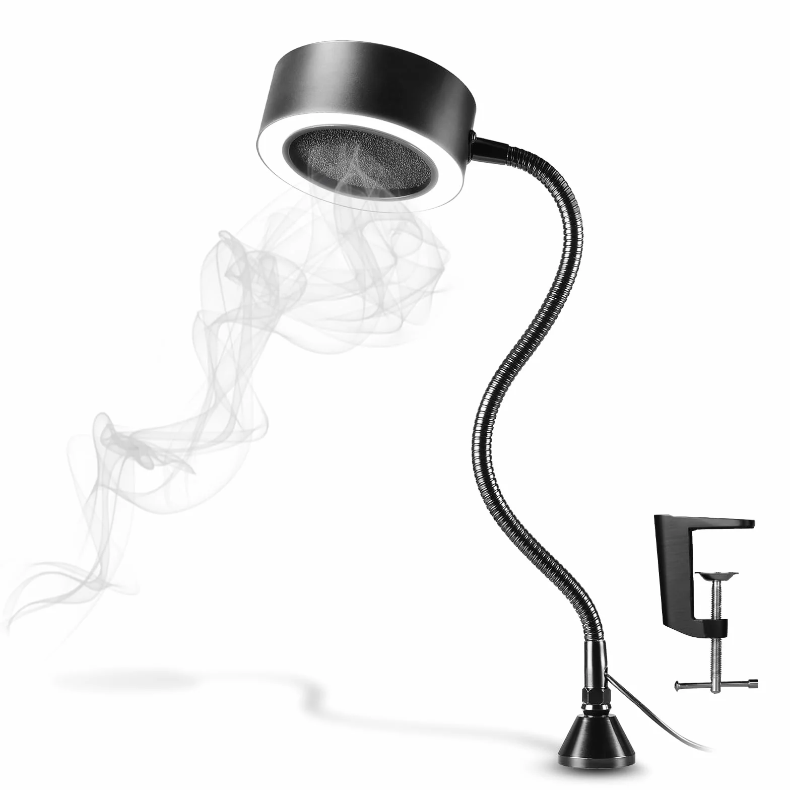 SainSmart Magnetyczny tłumik do lutowania z LED, stal nierdzewna, wymienny zacisk stołowy
