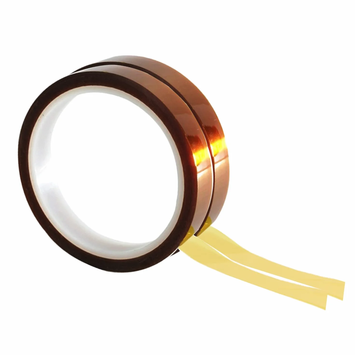 Taśma izolacyjna, Taśma poliimidowa do wysokich temperatur, 2 szt., szerokość 7–12 mm, 30 m, elektroniki i rzemiosła(10mm)