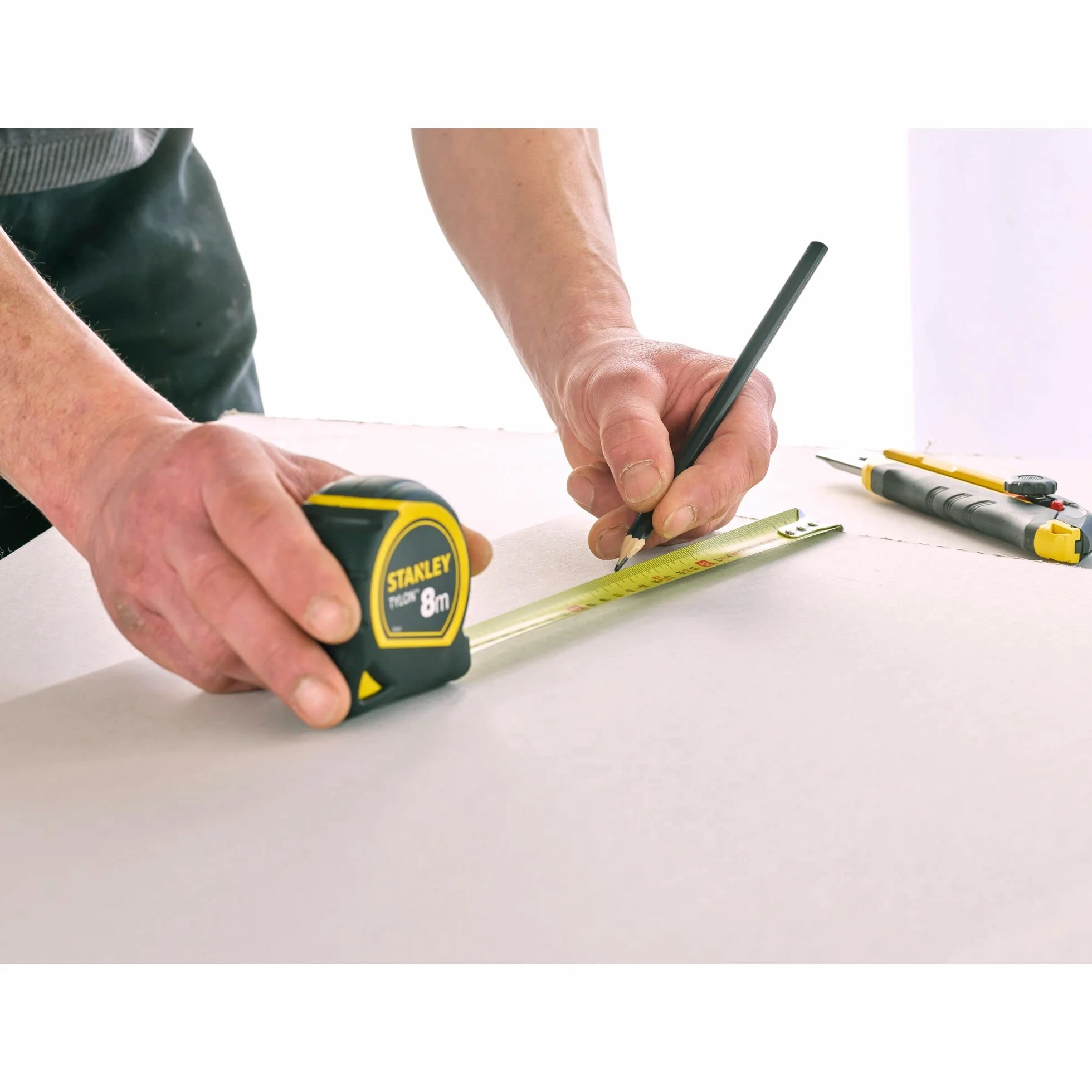 STANLEY Wytrzymały Flexómetro tylon 8m x 25mm dla profesjonalistów i majsterkowiczów do codziennego użytku 8m 25mm
