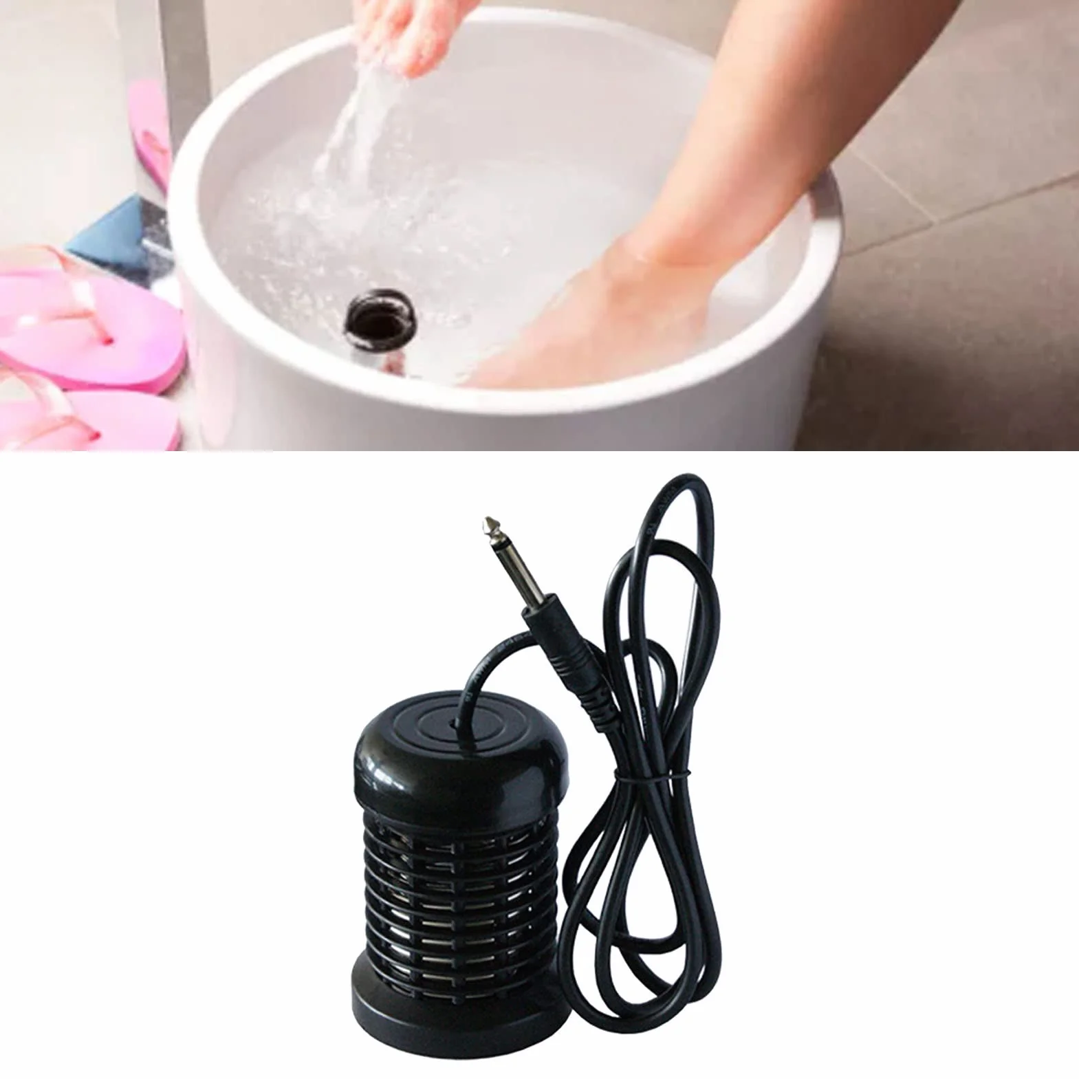 Kąpiel jonowa Detox do stóp – 10 okrągłych elektrod ze stali nierdzewnej, system spa do detoksykacji, sprzęt do domowego wellness