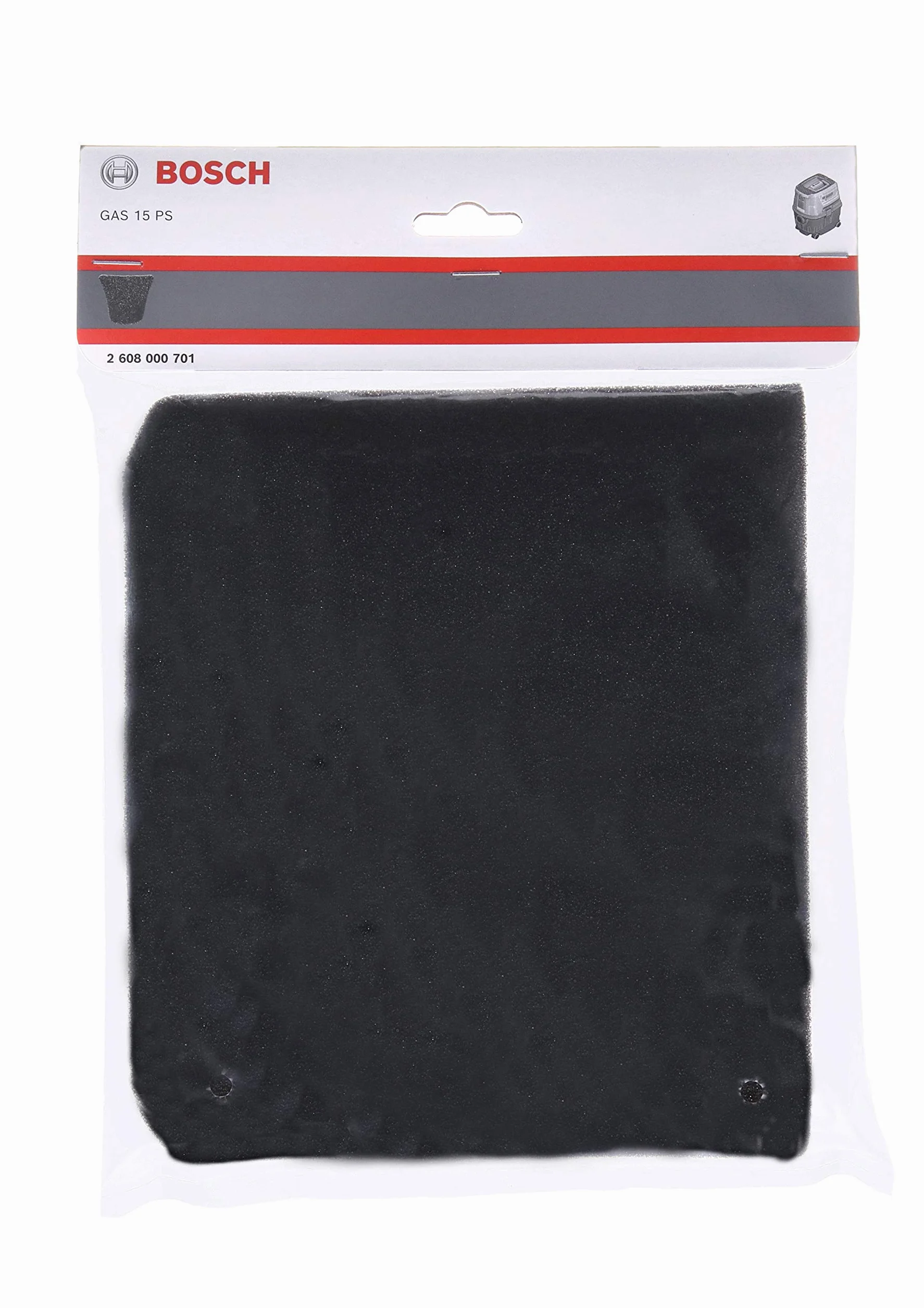 Bosch Professional Filtr piankowy (do GAS 15 PS, osprzęt do odkurzaczy)