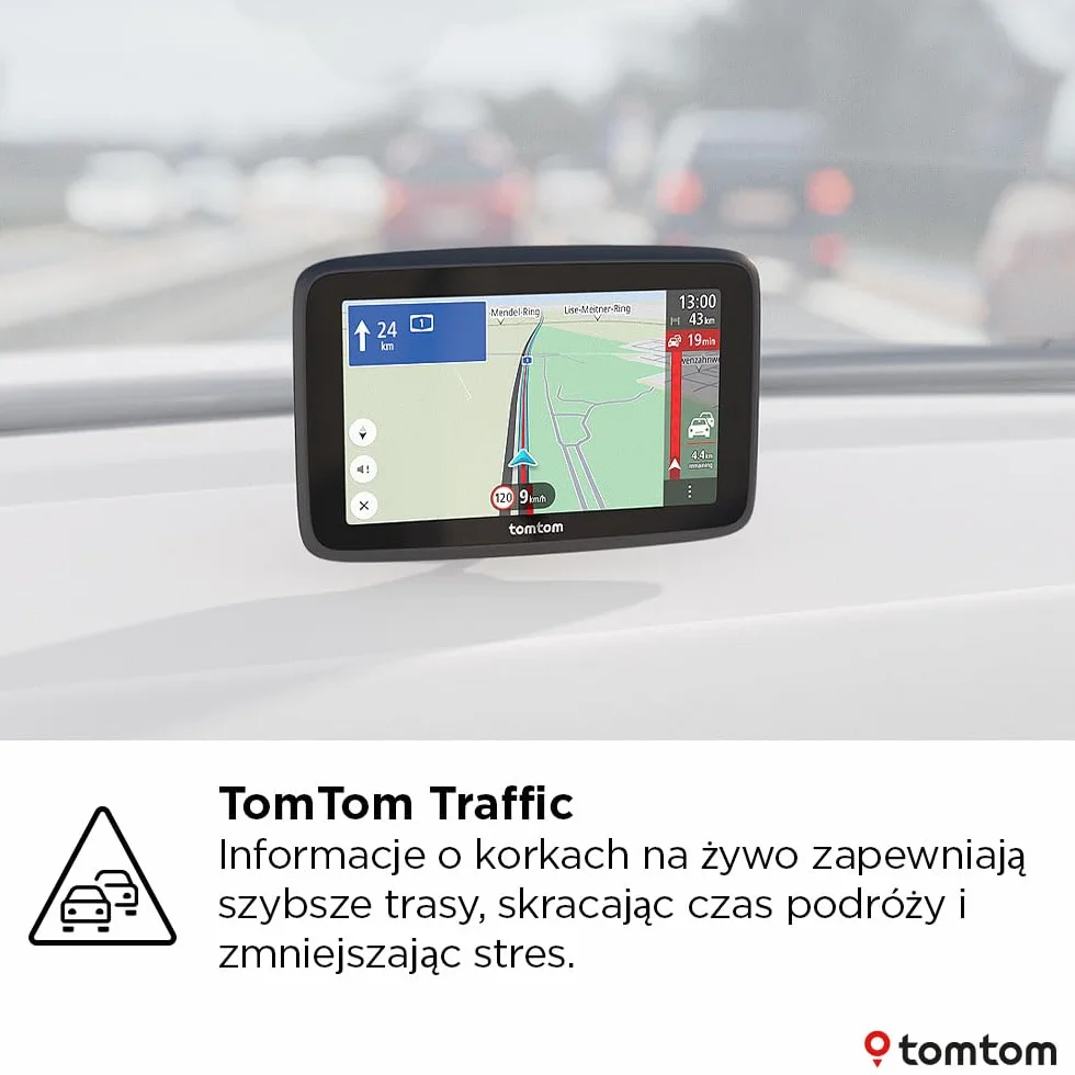 TomTom GO Advanced 6-calowy nawigacja GPS z mapami świata, fotoradary, Wi-Fi