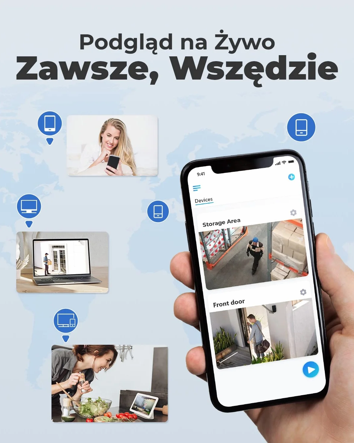Reolink Zestawy kamer CCTV 16CH 4K PoE, 8-częściowe kamery IP 8MP wykrywanie osób/pojazdów Zewnętrzne, H.265 4K NVR, HDD 4TB, wodoodporne nagrywanie całodobowe noktowizja, RLK16-800D8-A