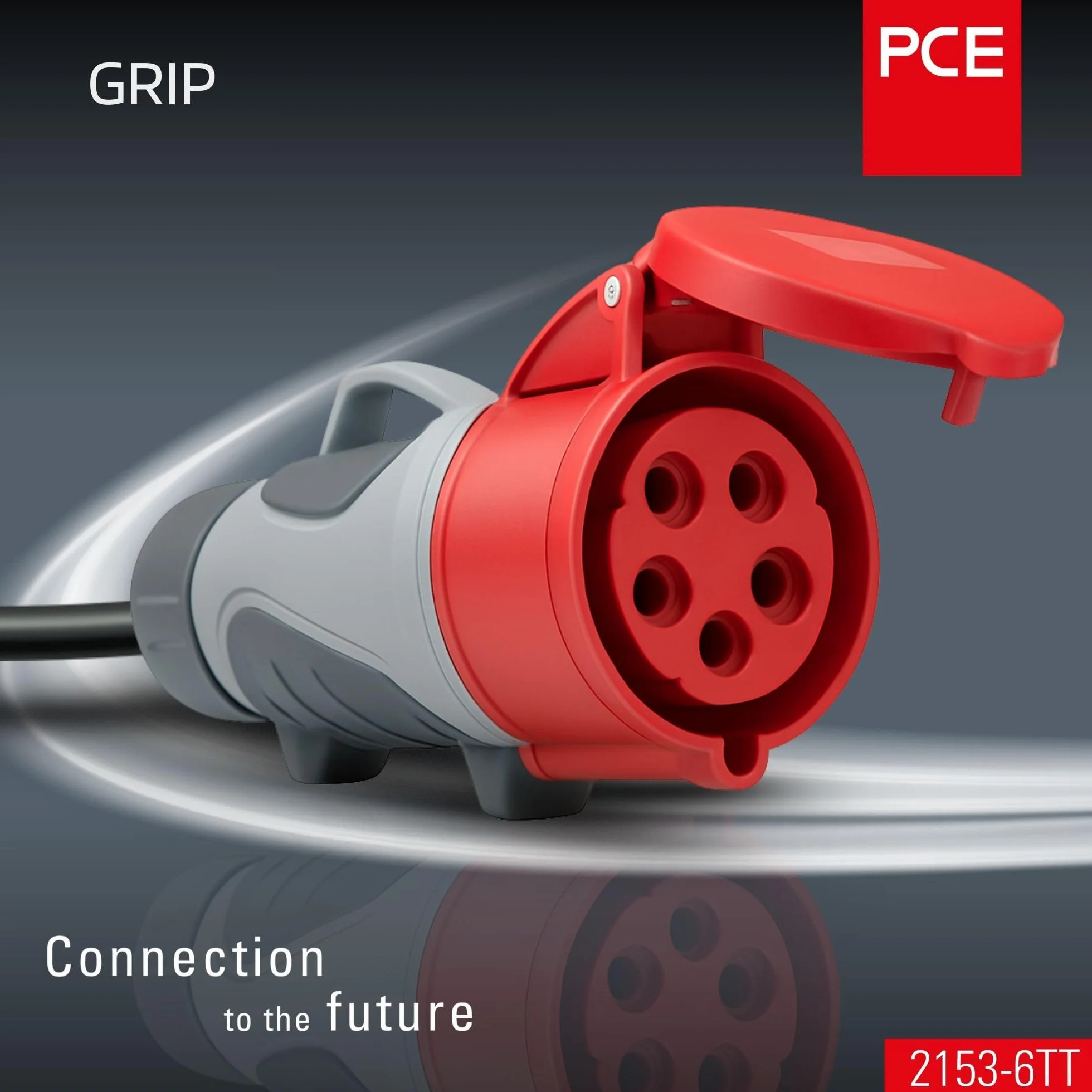 Złącze CEE PCE GRIP TT, 16 A, 5-biegunowe