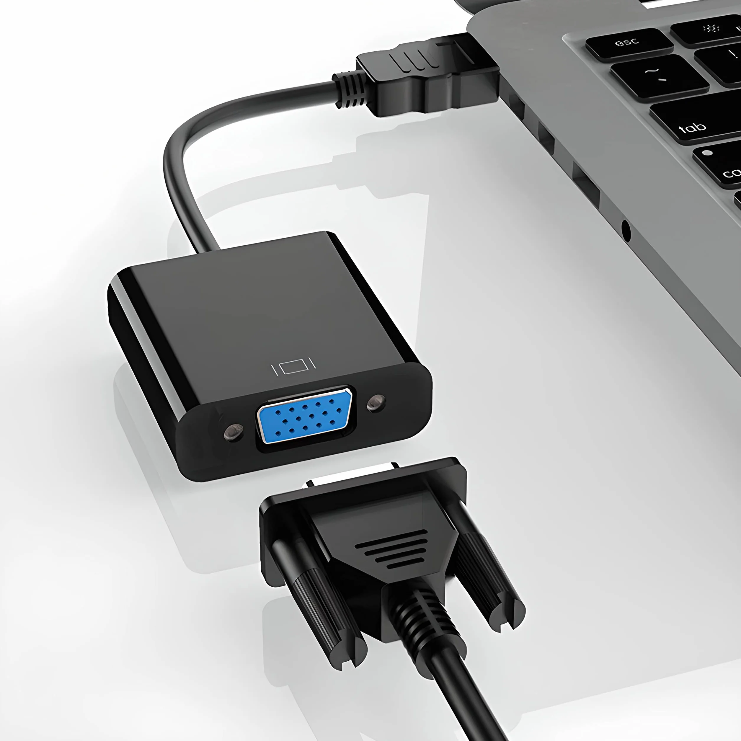 Retoo adapter HDMI na VGA konwerter 1080P HD czarny