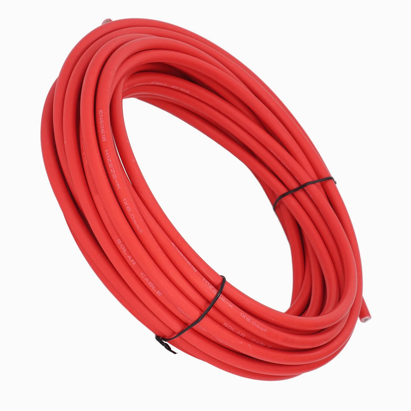 Przewód Panelu Słonecznego Kabel PV 6 mm² Miedź Cynowana XLPE Dwuwarstwowa Izolacja Odporność na korozję w Wysokich i Niskich Temperaturach Znamionowych 1500 V dla Falownika Panelu