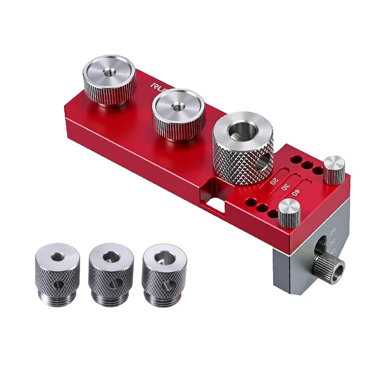VIDOO Zestaw Narzędzi do Wycinania Otworów w Profilach Aluminiowych 6mm 8mm 10mm 14mm DIY Wiertła do Obróbki Metalu i Pogłębiania