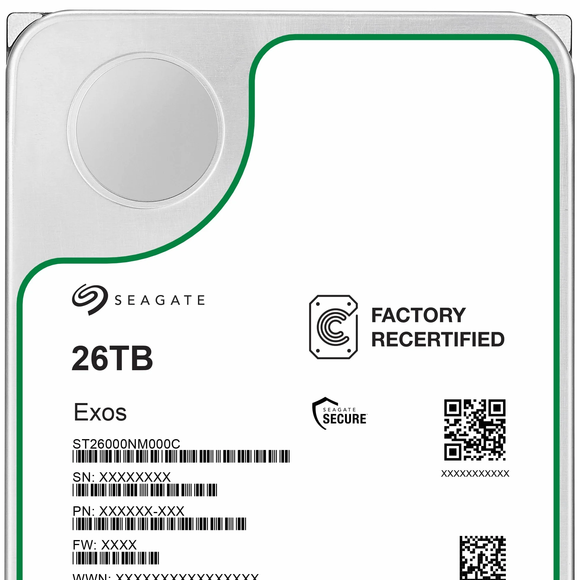 Seagate Exos 26TB HDD SATA3 7200RPM 3,5 cala wewnętrzny dysk twardy do serwera ST26000NM000C