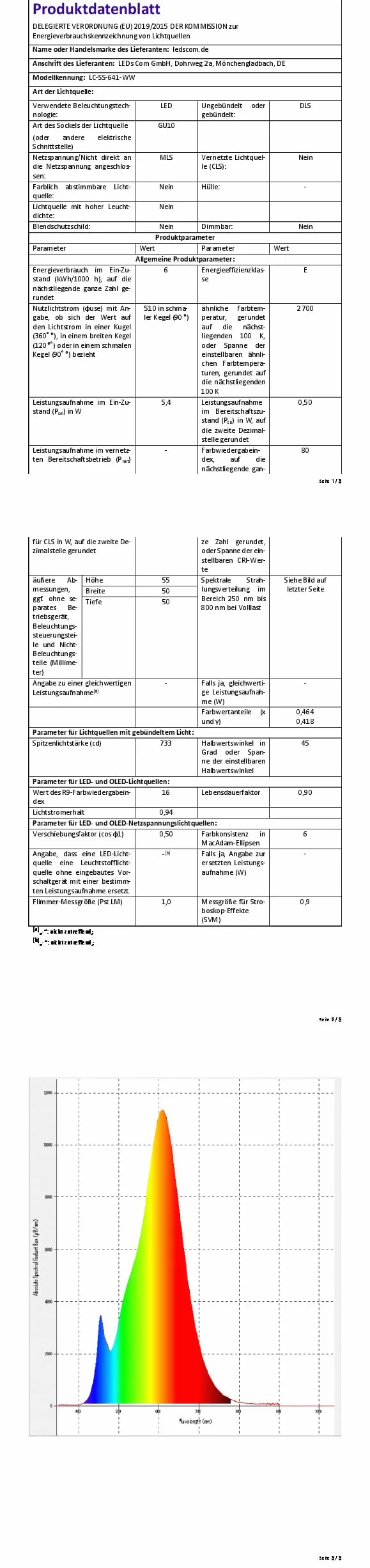 ledscom.de 6-elementowy reflektor ogrodowy LED DUK w kolorze antracytowym z kołkiem do wbijania w ziemię, do użytku na zewnątrz, IP65, w zestawie reflektor LED GU10 (ciepła biel, 5,4 W, 510 lm,