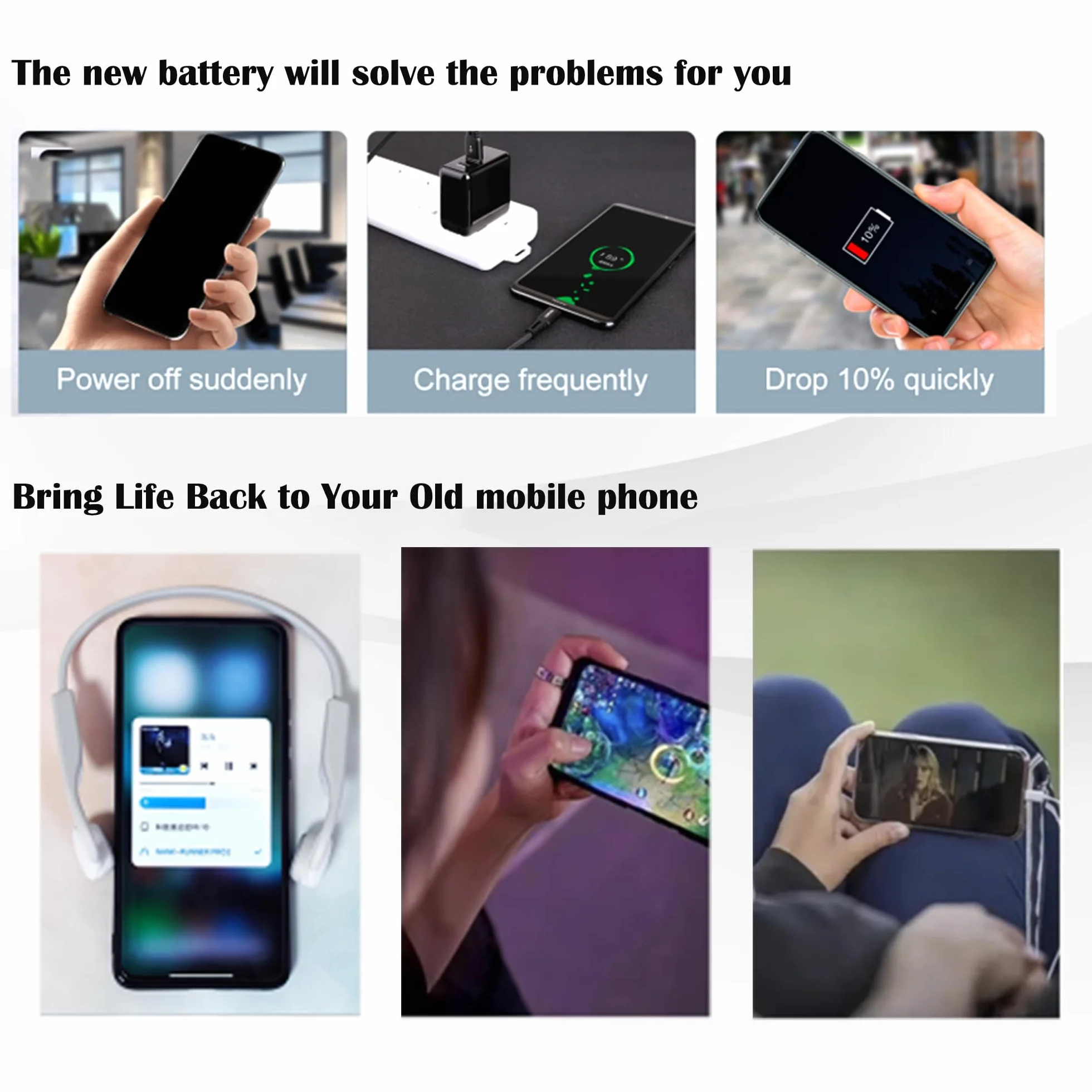 NT01 akumulator zastępczy do Nothing Phone 1, 0-cykliczny z zestawem narzędzi