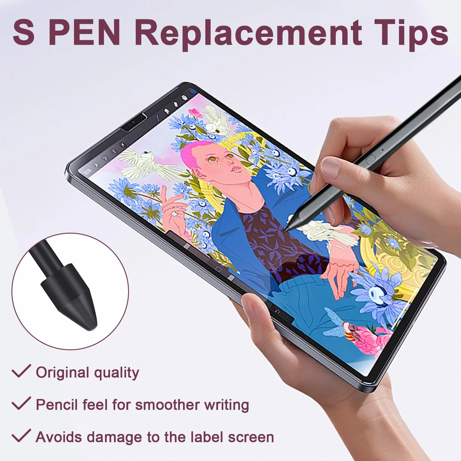 Samsung Galaxy S-Pen końcówki wymienne S6 S6 Lite S7 FE S7+ S8 S8+ Note10 Note20 S21 Ultra S22 Ultra zapasowa