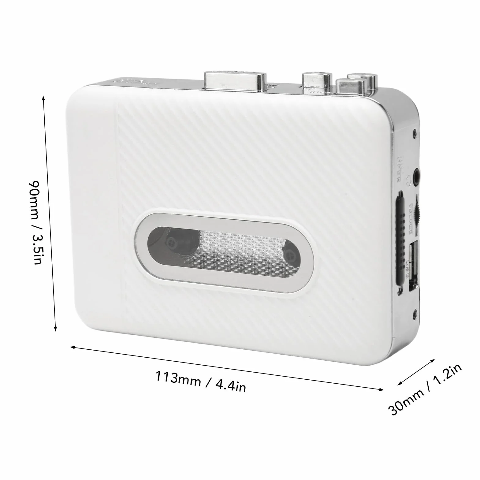 Konwerter Kasety USB na Odtwarzacz MP3 z Kablem USB, Odtwarzacz Kasetowy